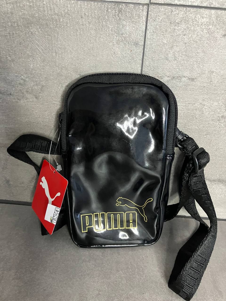 Puma Puma Crossbody Patent Leather Messenger Monogram 077923 01 Size ONE SIZE - 1 Thumbnail