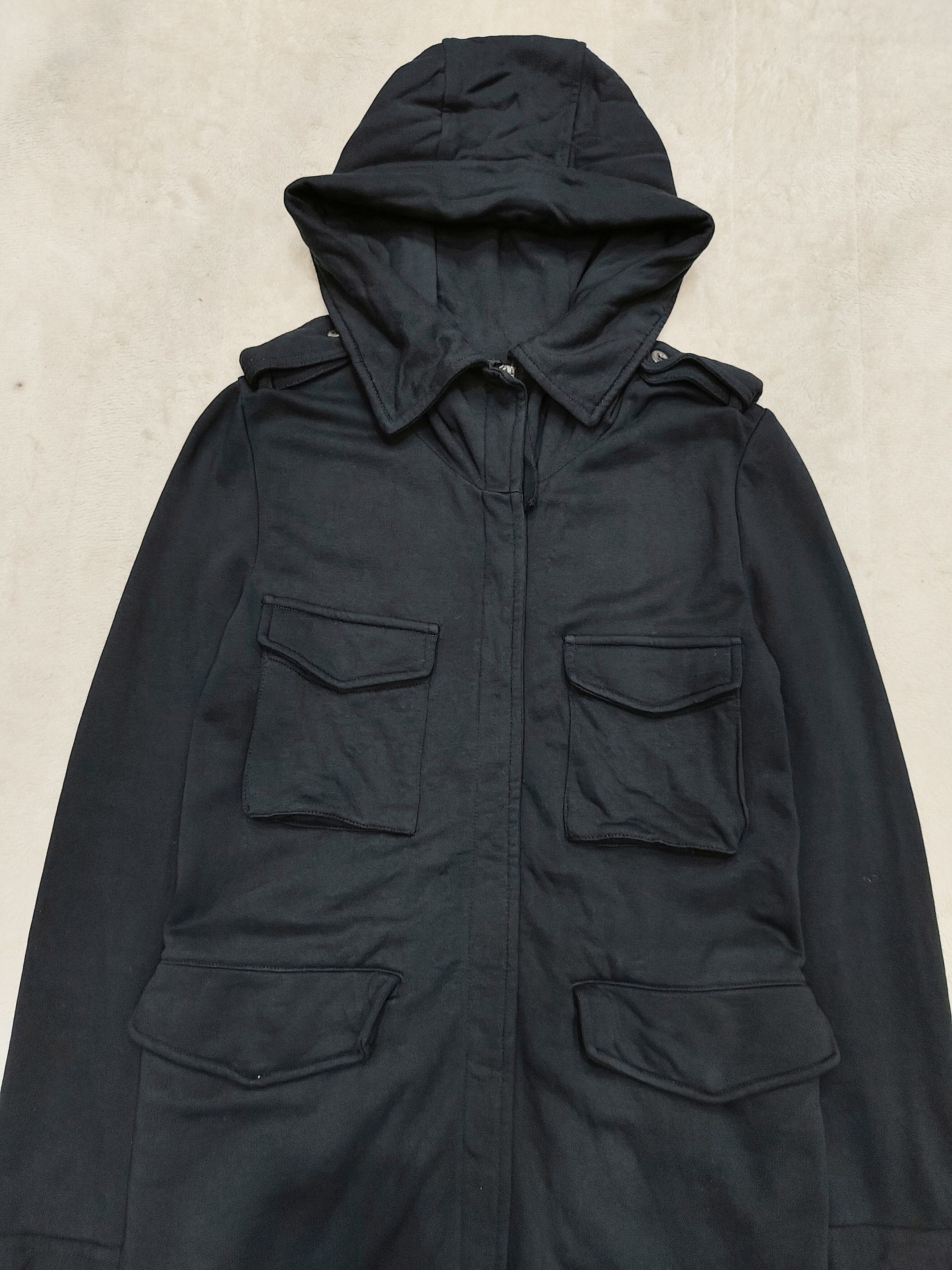 Diesel 00s Diesel- Multipocket Military Utility Hooded Parka Coat Size M / US 6-8 / IT 42-44 - 2 Thumbnail