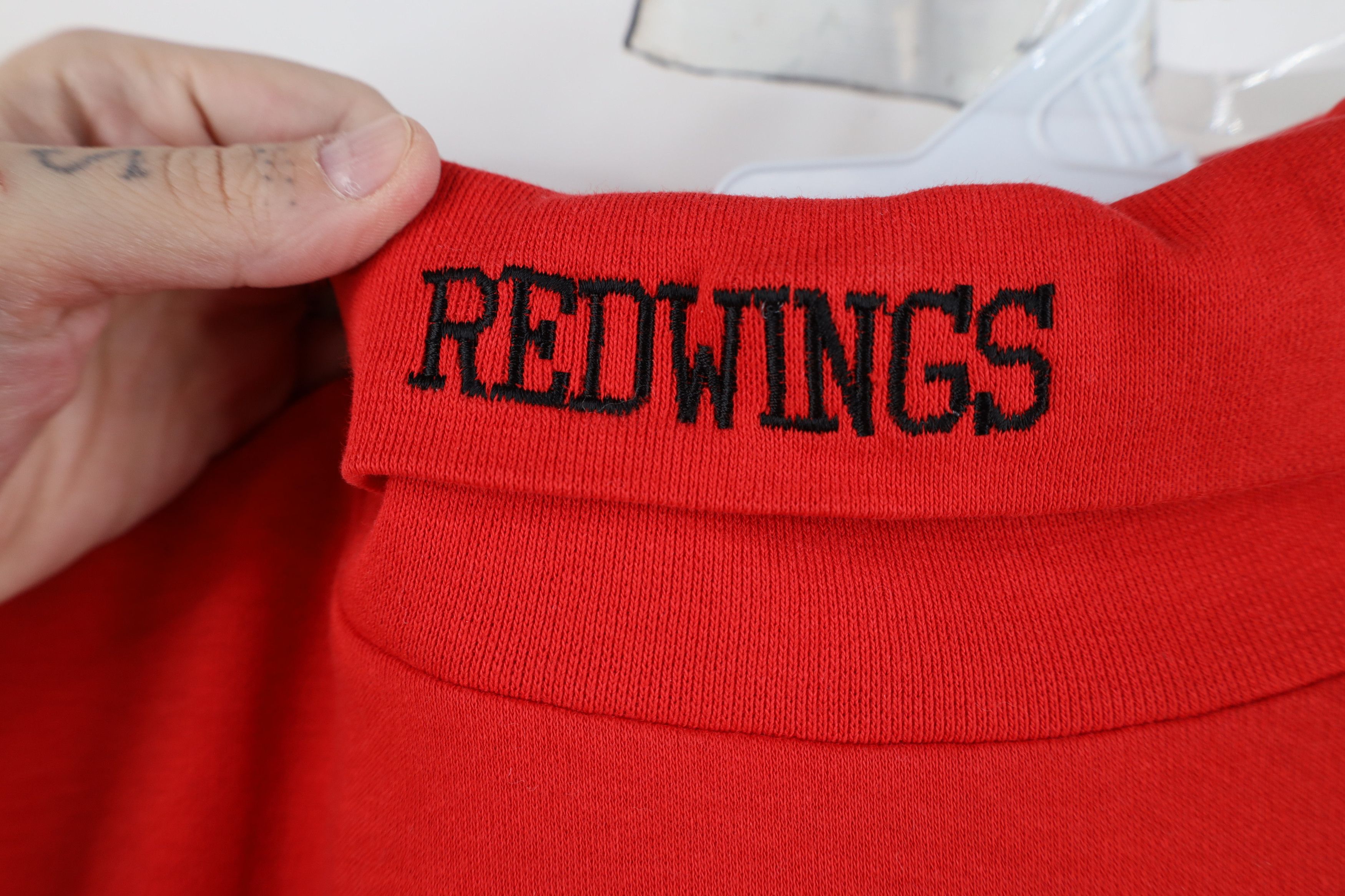 Vintage Vintage 90s Detroit Red Wings Hockey Turtleneck T-Shirt USA Size US S / EU 44-46 / 1 - 9 Thumbnail