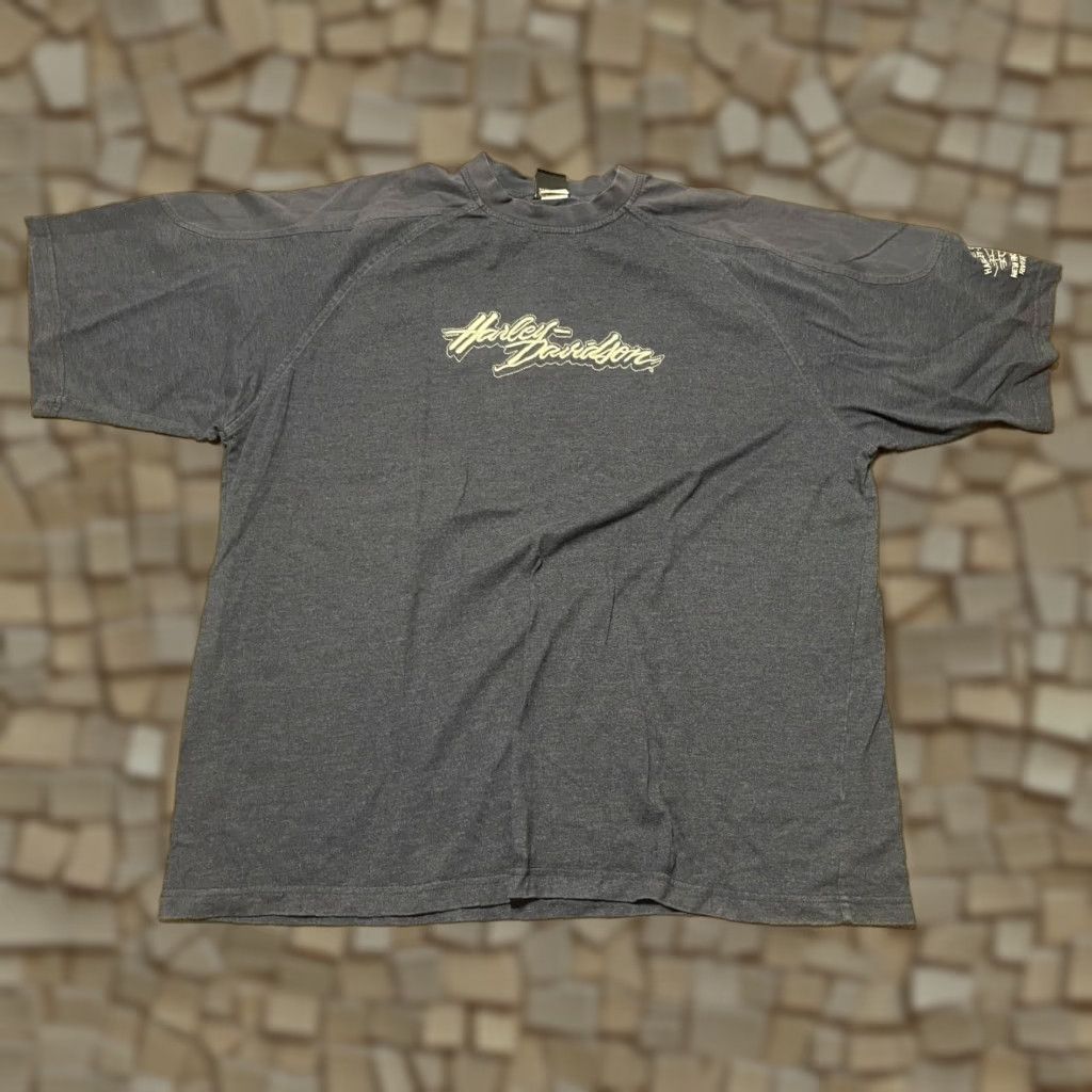 Harley Davidson Harley-Davidson Shirt Men's 2XL Gray Shoulder Patches Size US XXL / EU 58 / 5 - 1 Thumbnail
