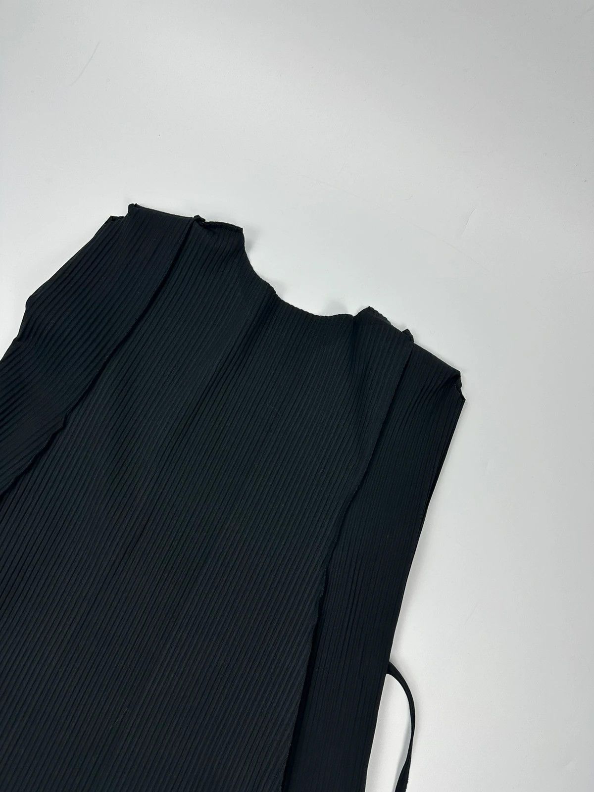 Issey Miyake Issey Miyake Me Pleats Black Strings Dress Size L / US 10 / IT 46 - 6 Thumbnail