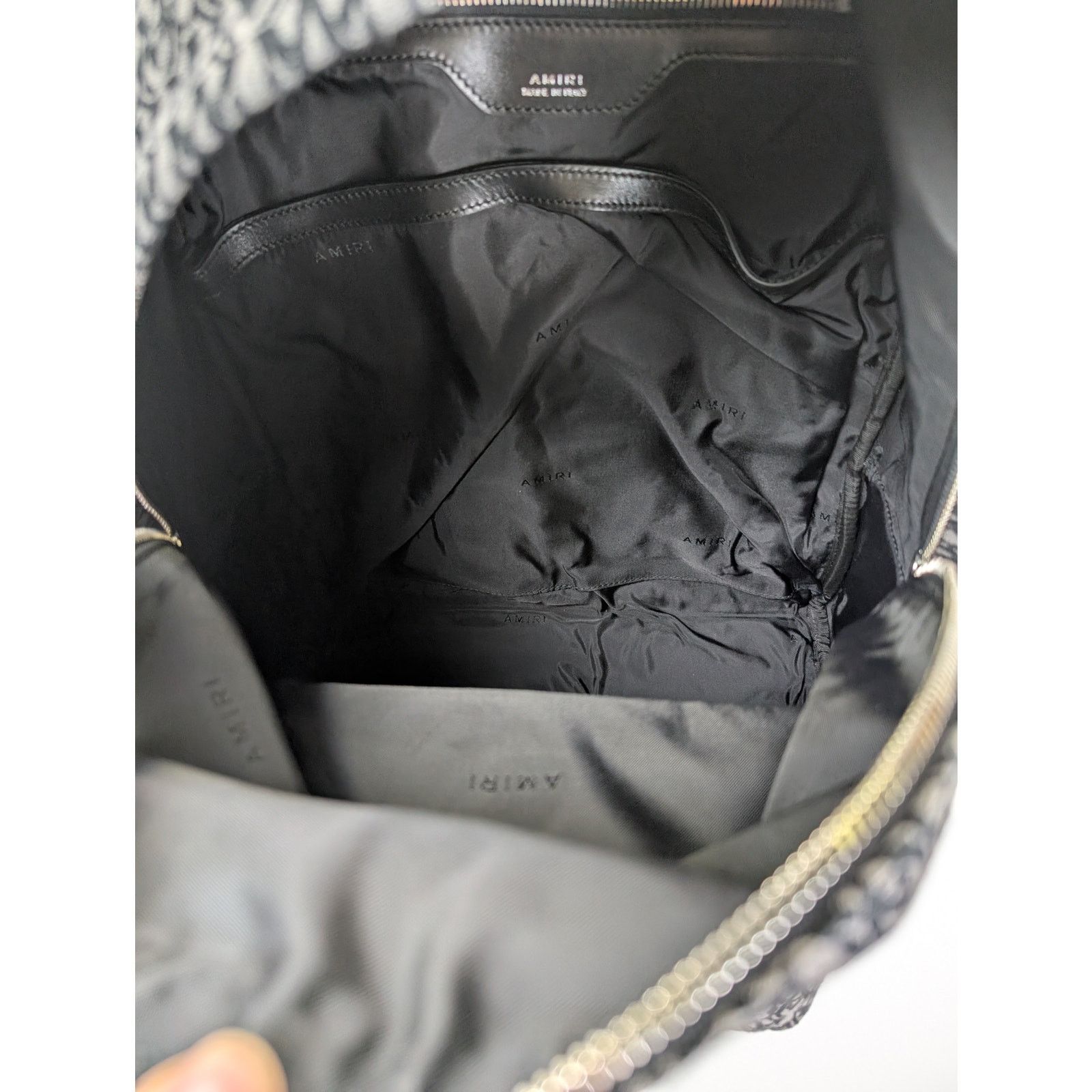Amiri o1rshd1 Size: OS / MA Jacquard Backpack in Black Size ONE SIZE - 14 Thumbnail