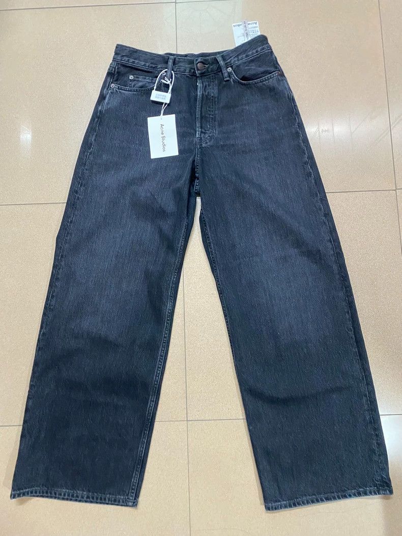Acne Studios acne studios Wide-leg washed black jeans 2502-Nextarrow Size US 28 / EU 44 - 1 Thumbnail