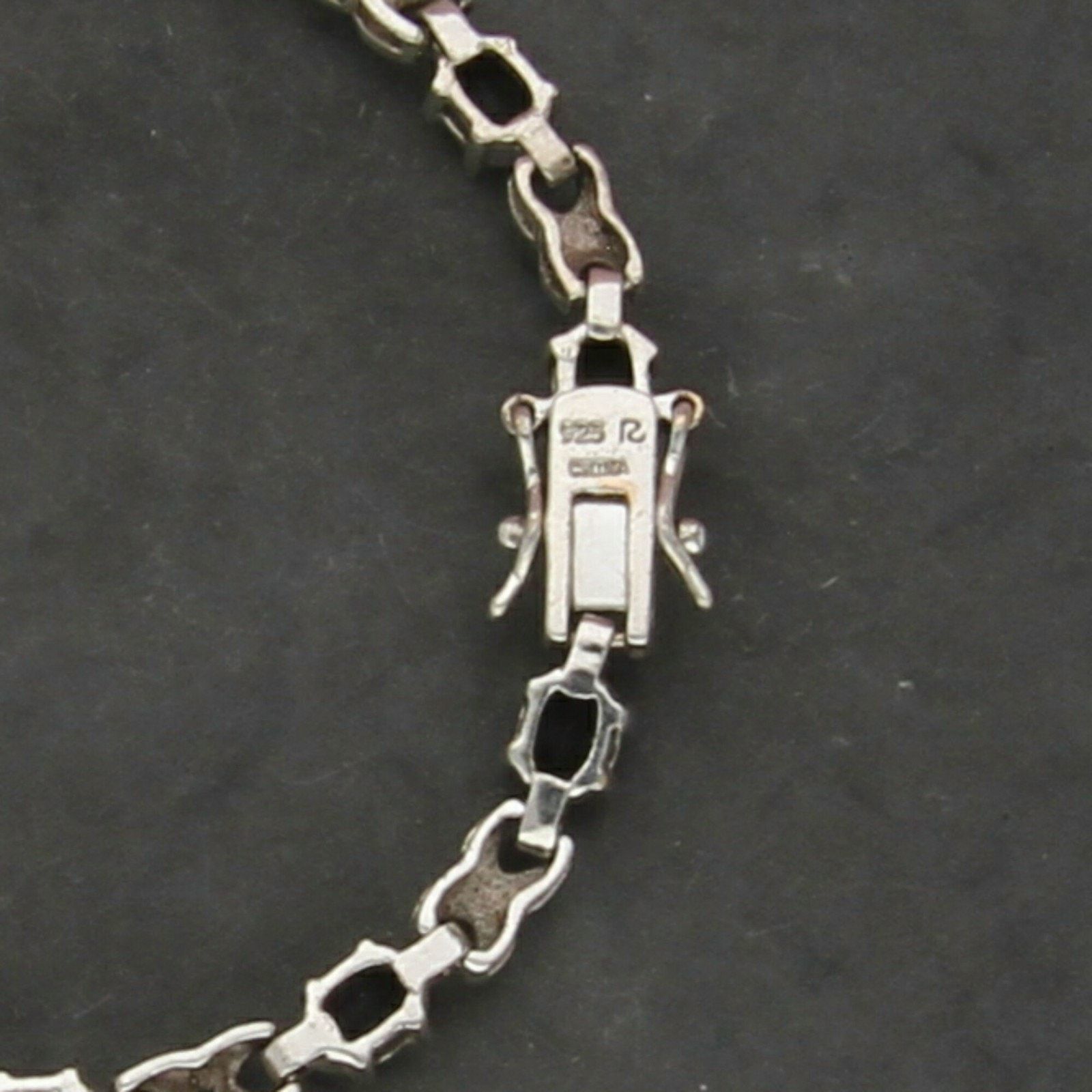 Sterling Silver ross simons sterling silver sapphire tennis bracelet 6.75in Size ONE SIZE - 3 Thumbnail