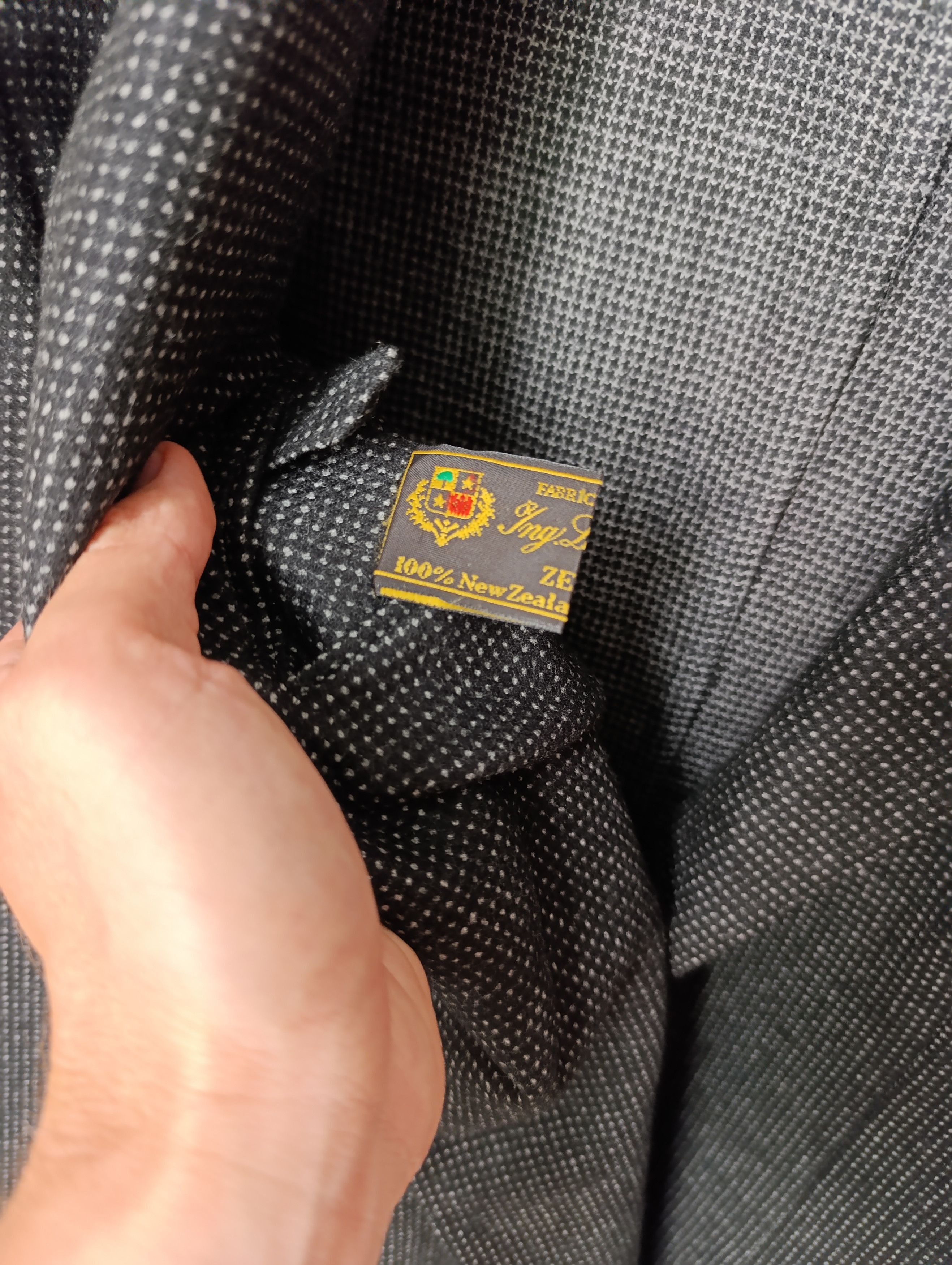 Loro Piana WOOL MENS BLAZER MADE OF LORO PIANA ZELANDER MATERIAL Size 54R - 19 Thumbnail