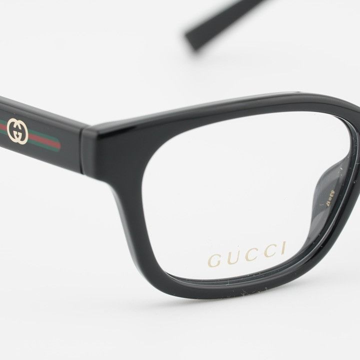 Gucci Gucci GG2103OL 005 Eyeglasses Black 53mm Square Frame Size ONE SIZE - 6 Thumbnail