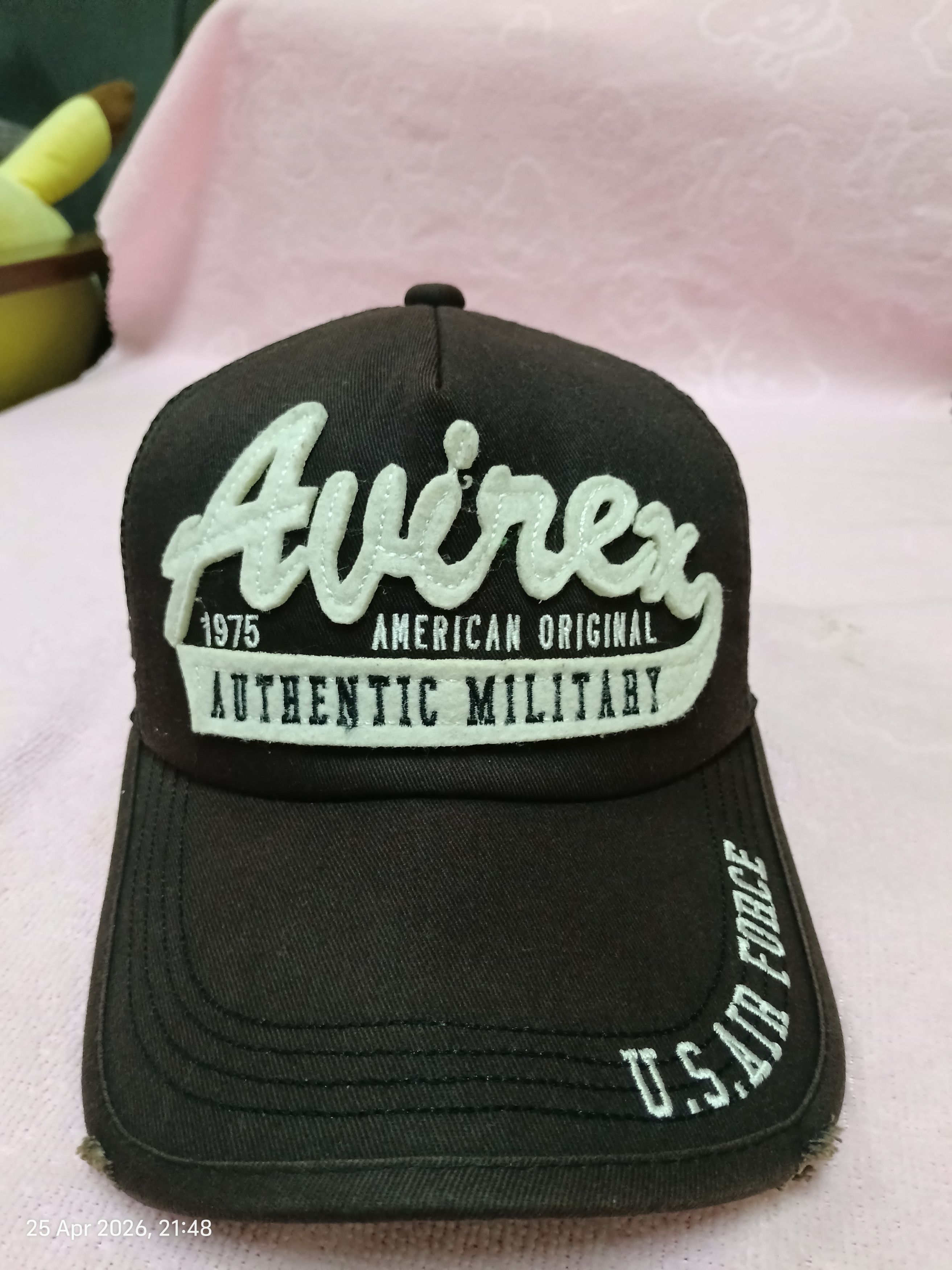 Avirex VINTAGE AVIREX DISTRESSED STYLE AUTHENTIC MILITARY CAP Size ONE SIZE - 1 Thumbnail