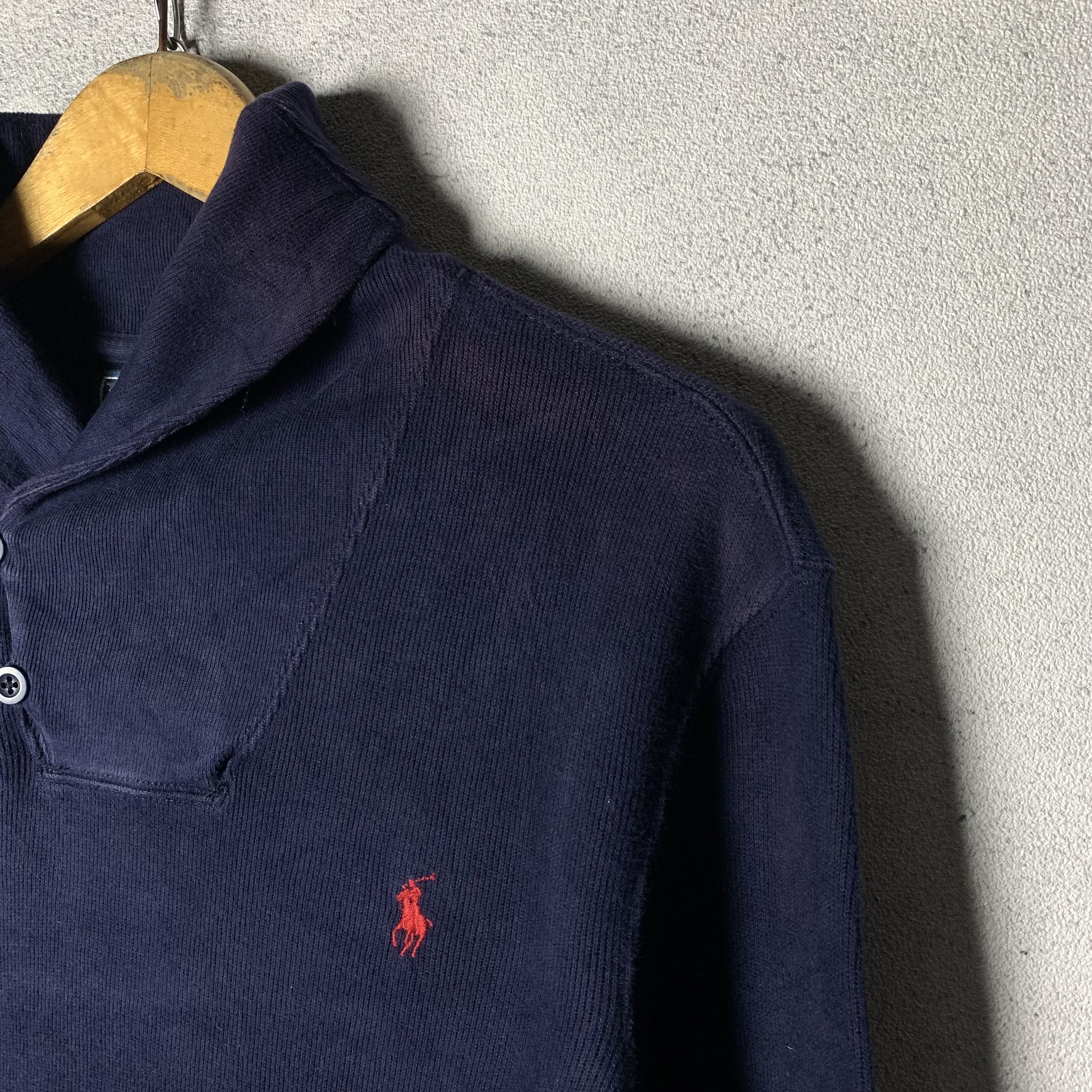 Polo Ralph Lauren Polo Ralph Lauren Shawl Collar Sweatshirt Crewneck Size US S / EU 44-46 / 1 - 3 Thumbnail