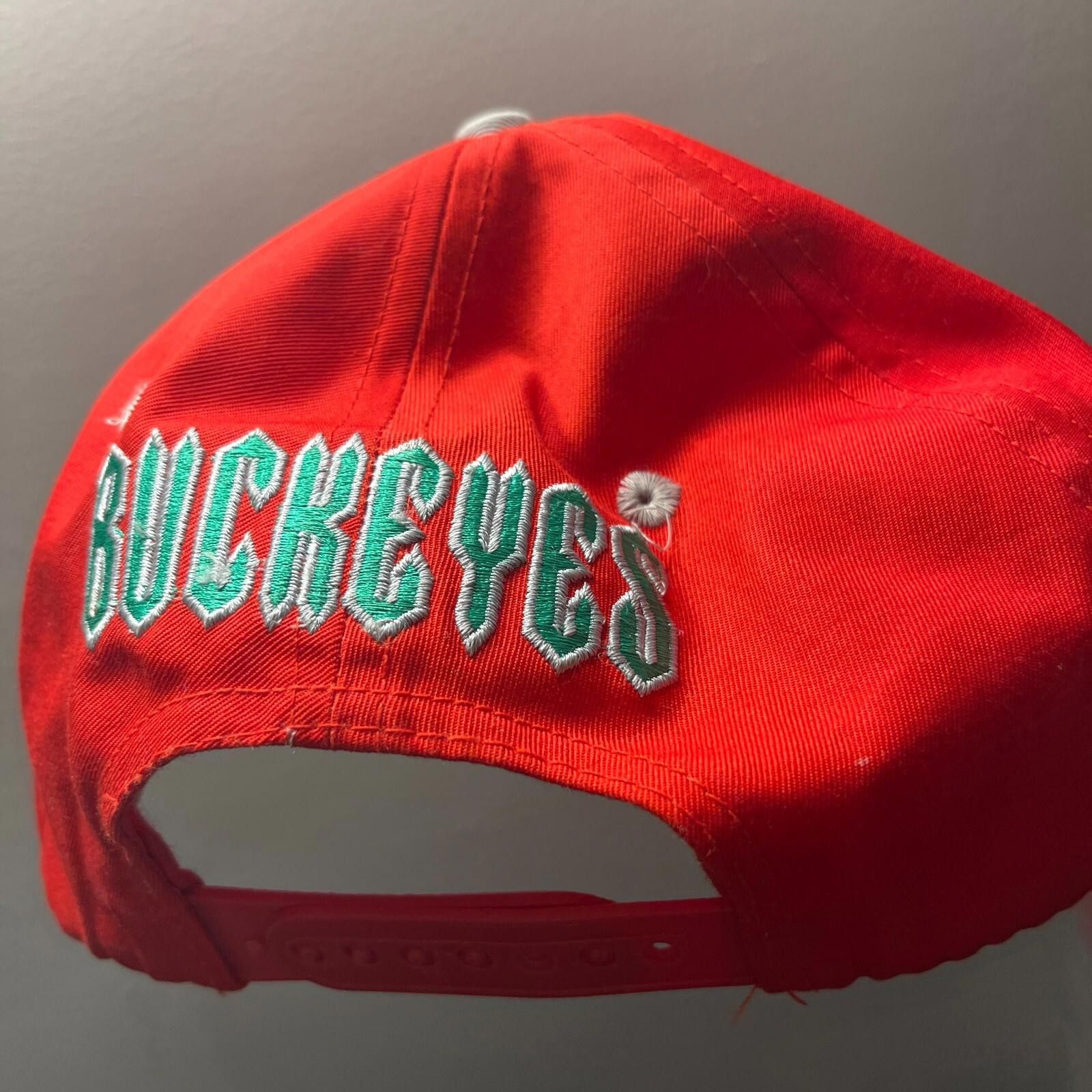 Vintage Vintage 90s OSU Ohio State Buckeyes Snapback Hat Size ONE SIZE - 3 Thumbnail