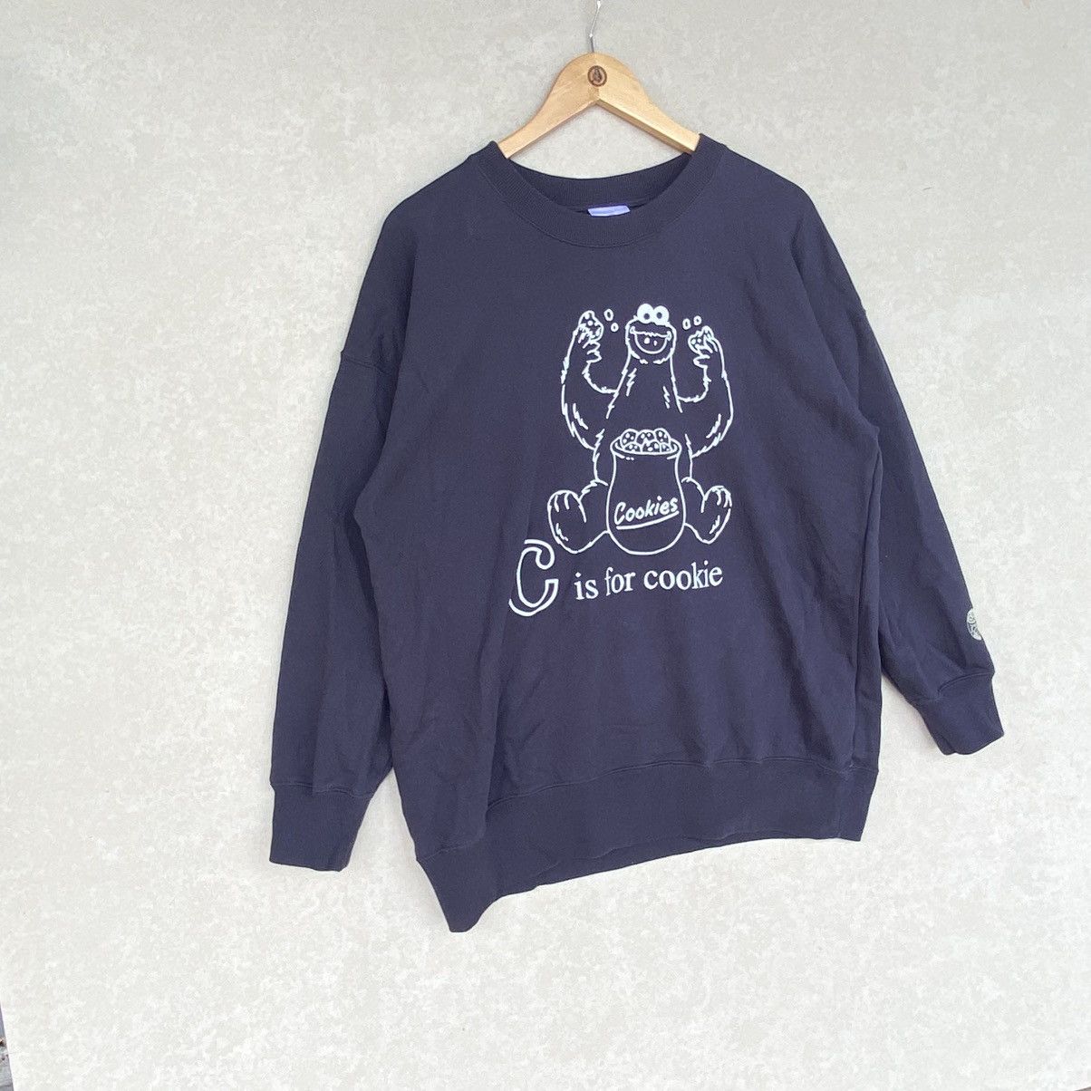 Other Vintage Sesame Street Big Printed Sweatshirt Crewneck Blue Size US L / EU 52-54 / 3 - 3 Thumbnail