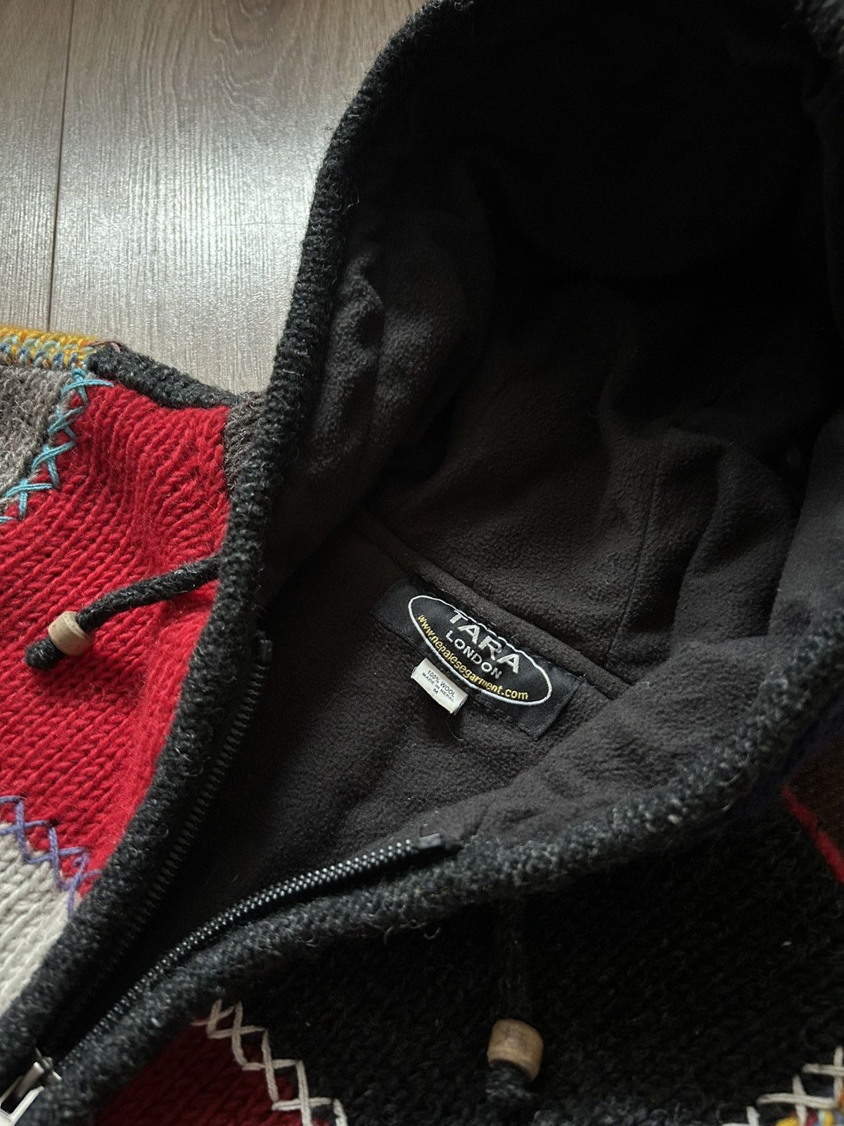 If Six Was Nine Vintage Tara London Himalaya patch work wool hoodies Size US M / EU 48-50 / 2 - 3 Thumbnail