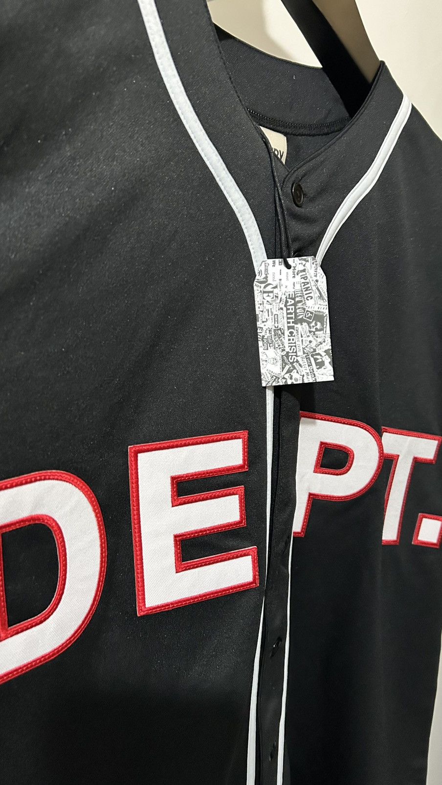 Gallery Dept. Gallery Dept Echo Park Baseball Jersey Black DEPT Large Size US L / EU 52-54 / 3 - 5 Thumbnail