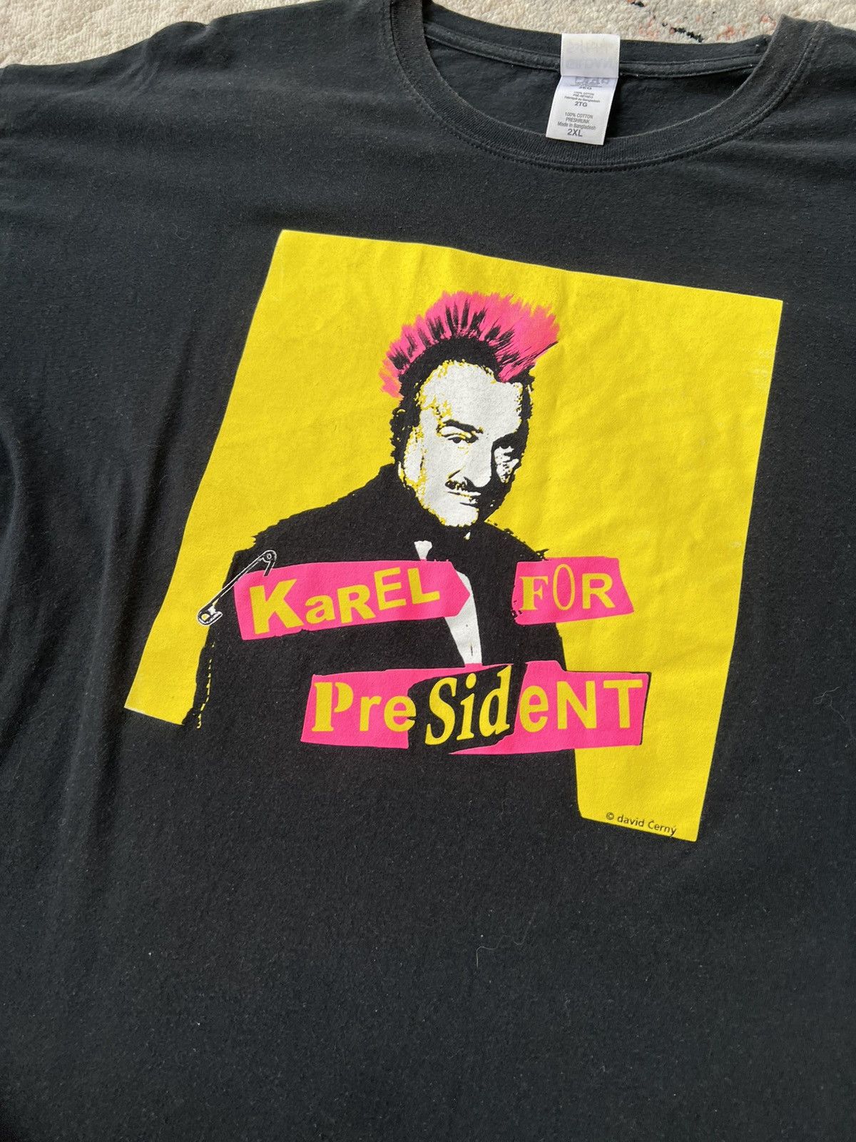 Other Karel For President David Cerny Tee Size US XXL / EU 58 / 5 - 2 Thumbnail