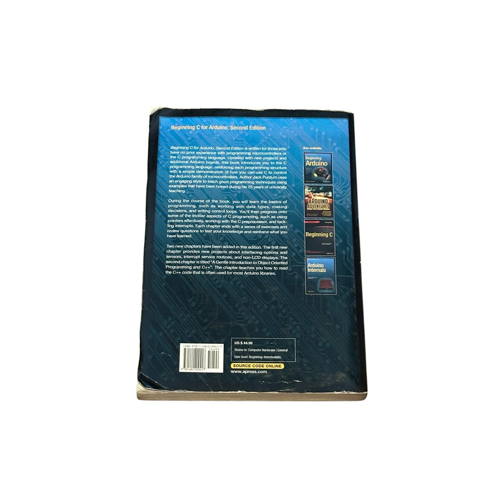 Other Beginning C for Arduino, Second Edition by Jack Purdum Size ONE SIZE - 4 Thumbnail