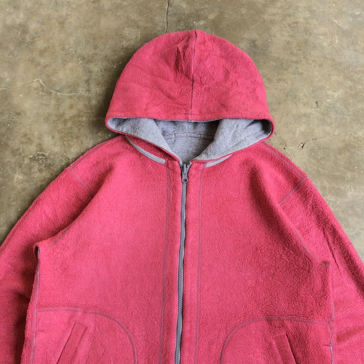 Hysteric Glamour Hysteric Glamour “RocknRoll” Reversible Ziphoodie Grey/Pink Size US L / EU 52-54 / 3 - 10 Thumbnail