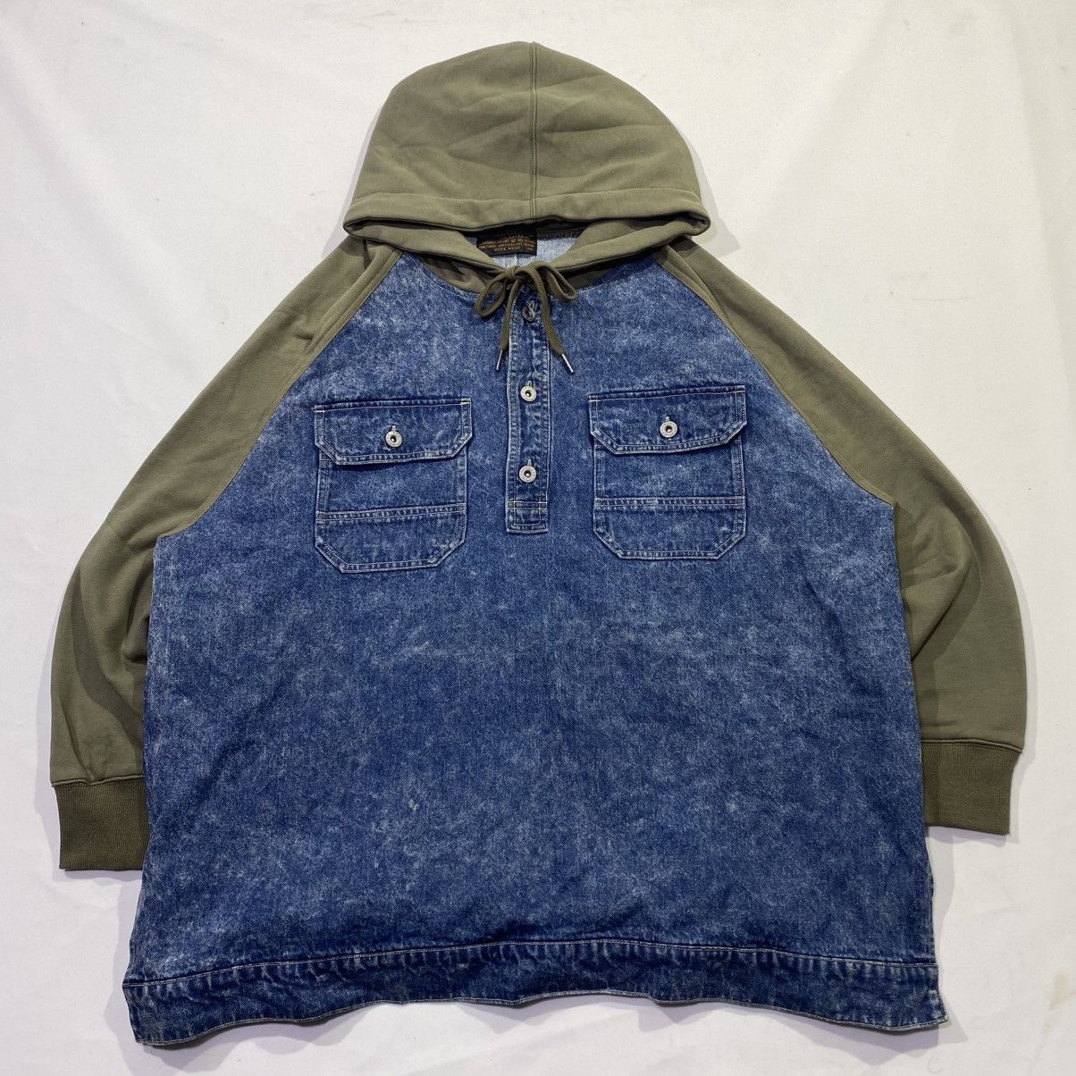 Japanese Brand Cube Sugar Denim Trucker Jeans Jacket Hoodie Size US XL / EU 56 / 4 - 1 Thumbnail