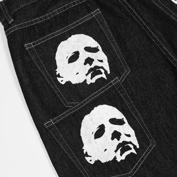 VIBE custom pattern y2k hiphop jeans Size US 34 / EU 50 - 5 Thumbnail