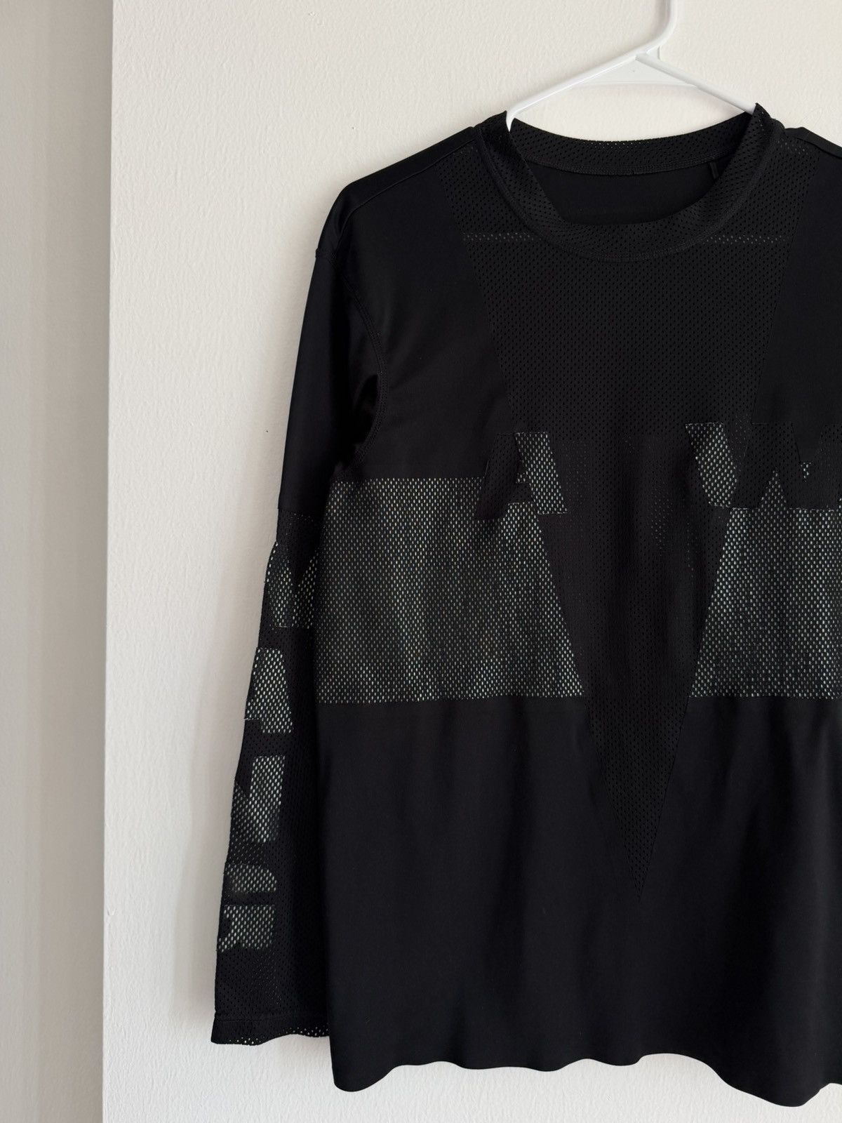 Alexander Wang × H&M Alexander Wang x H&M Mesh Long Sleeve Shirt Size XS in Black Size S / US 4 / IT 40 - 3 Thumbnail