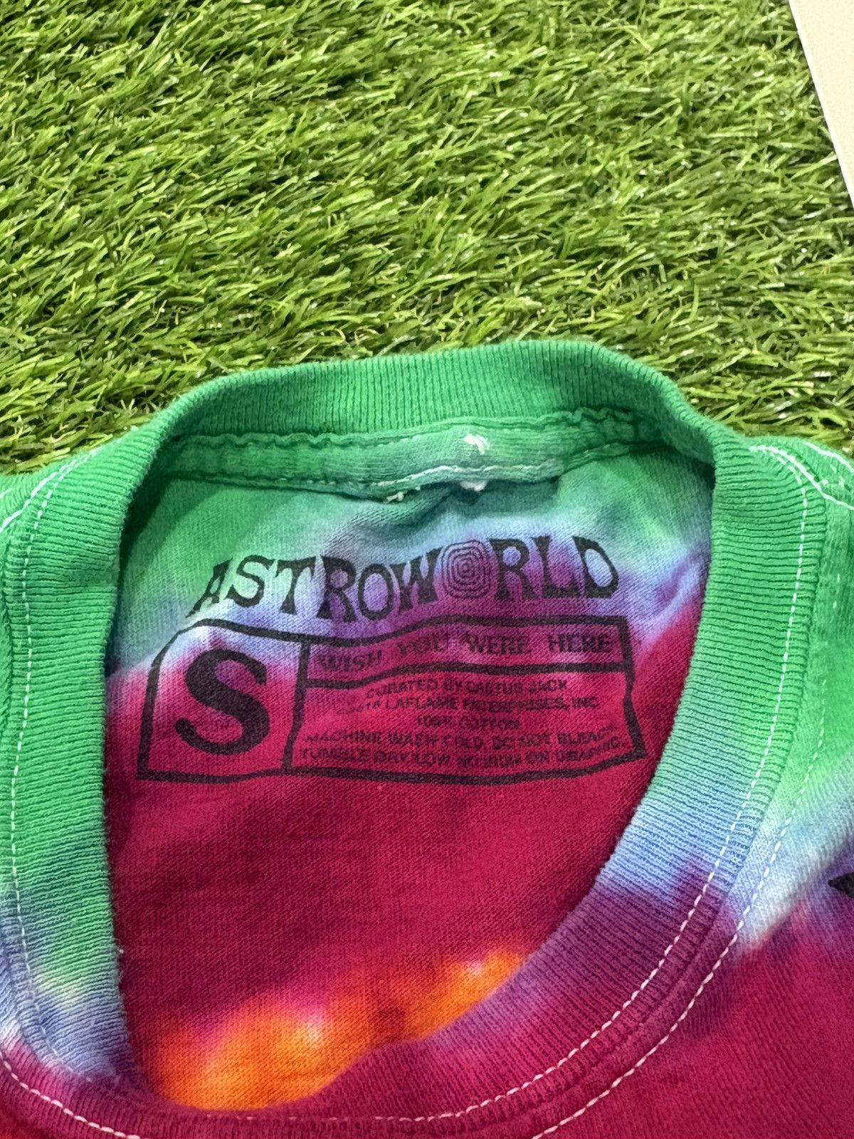 Travis Scott ASTROWORLD TIE DYE TEE Size US S / EU 44-46 / 1 - 3 Thumbnail