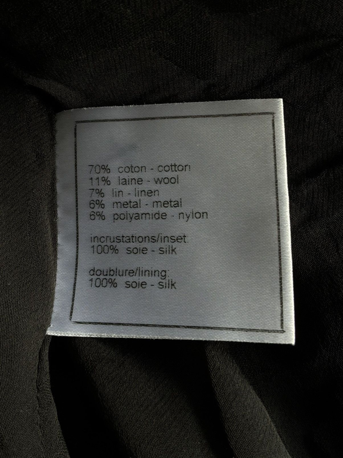 Chanel 2008 Chanel - Single Button Black Tweed Blazer Size XL / US 12-14 / IT 48-50 - 12 Thumbnail