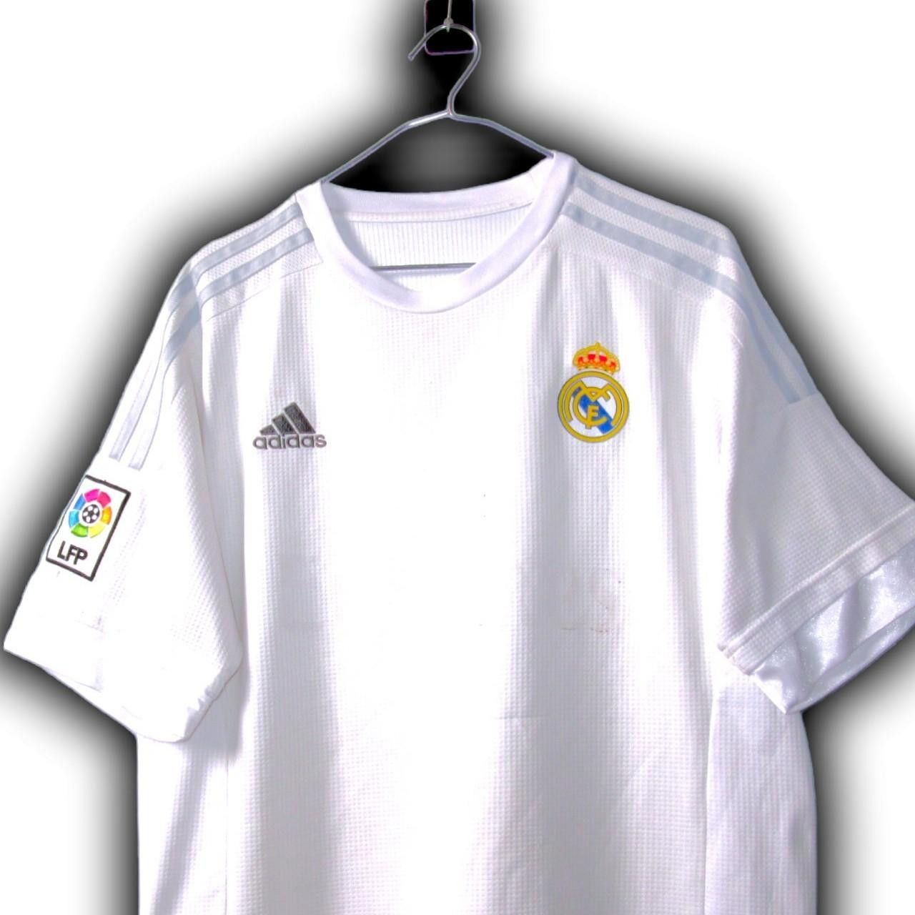 Adidas Real Madrid 2015 2016 Home Shirt Jersey Size US M / EU 48-50 / 2 - 1 Thumbnail