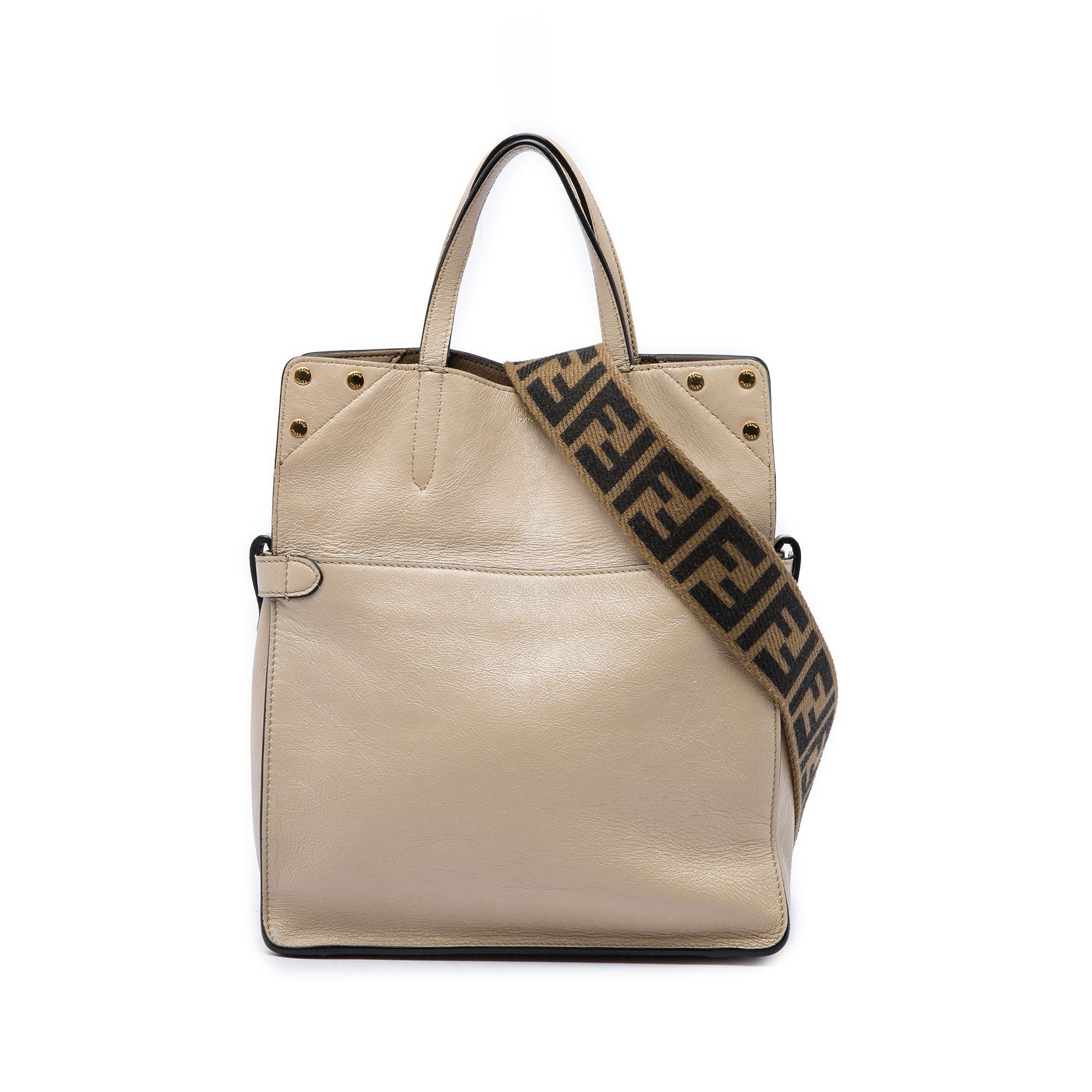 Fendi Vitello Grace and Suede Flip Satchel Size ONE SIZE - 1 Thumbnail