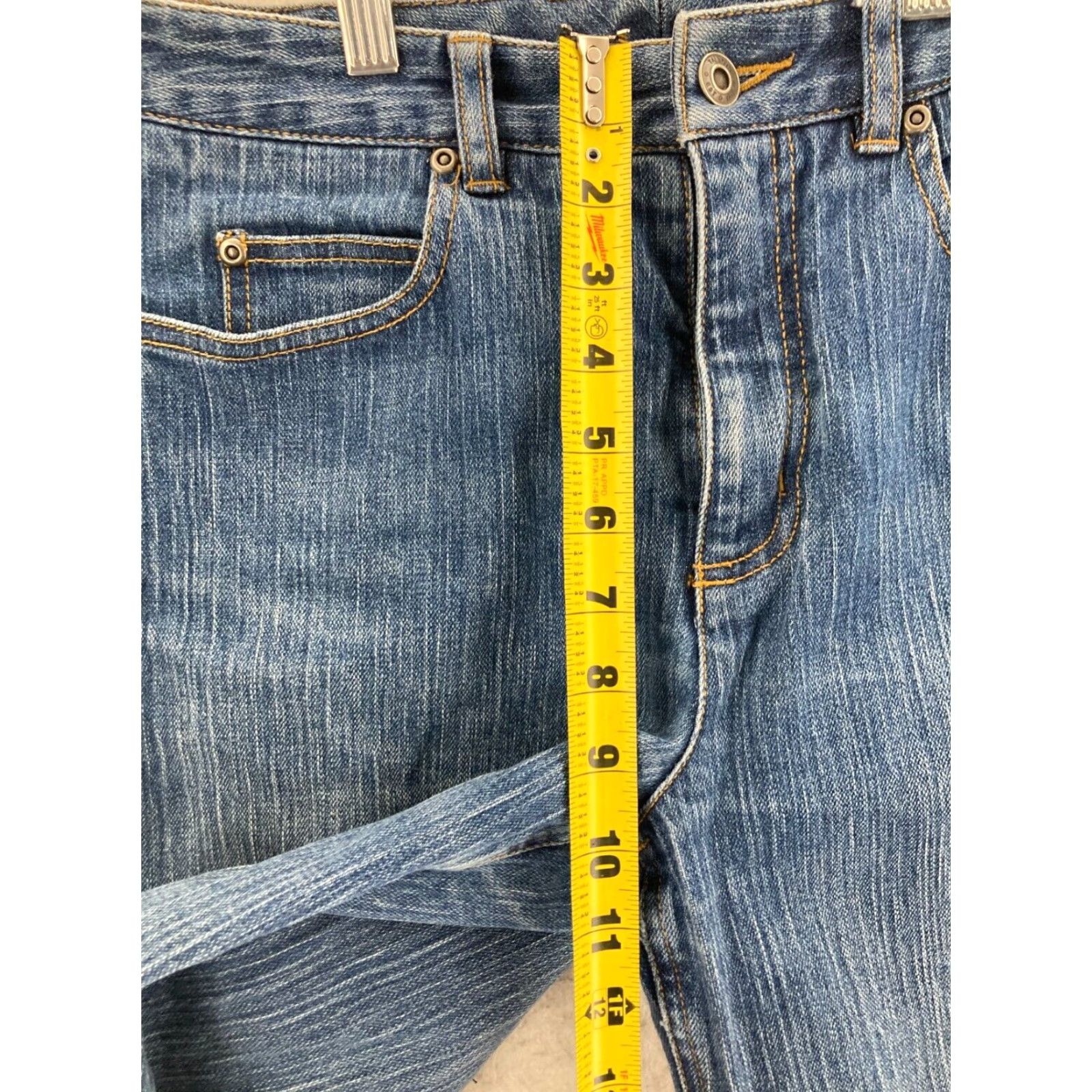 Talbots Talbots Jeans Womens 4 Blue Curvy Bootcut Dark Wash Stretch Denim Mid Rise Size 27" / US 4 / IT 40 - 4 Thumbnail