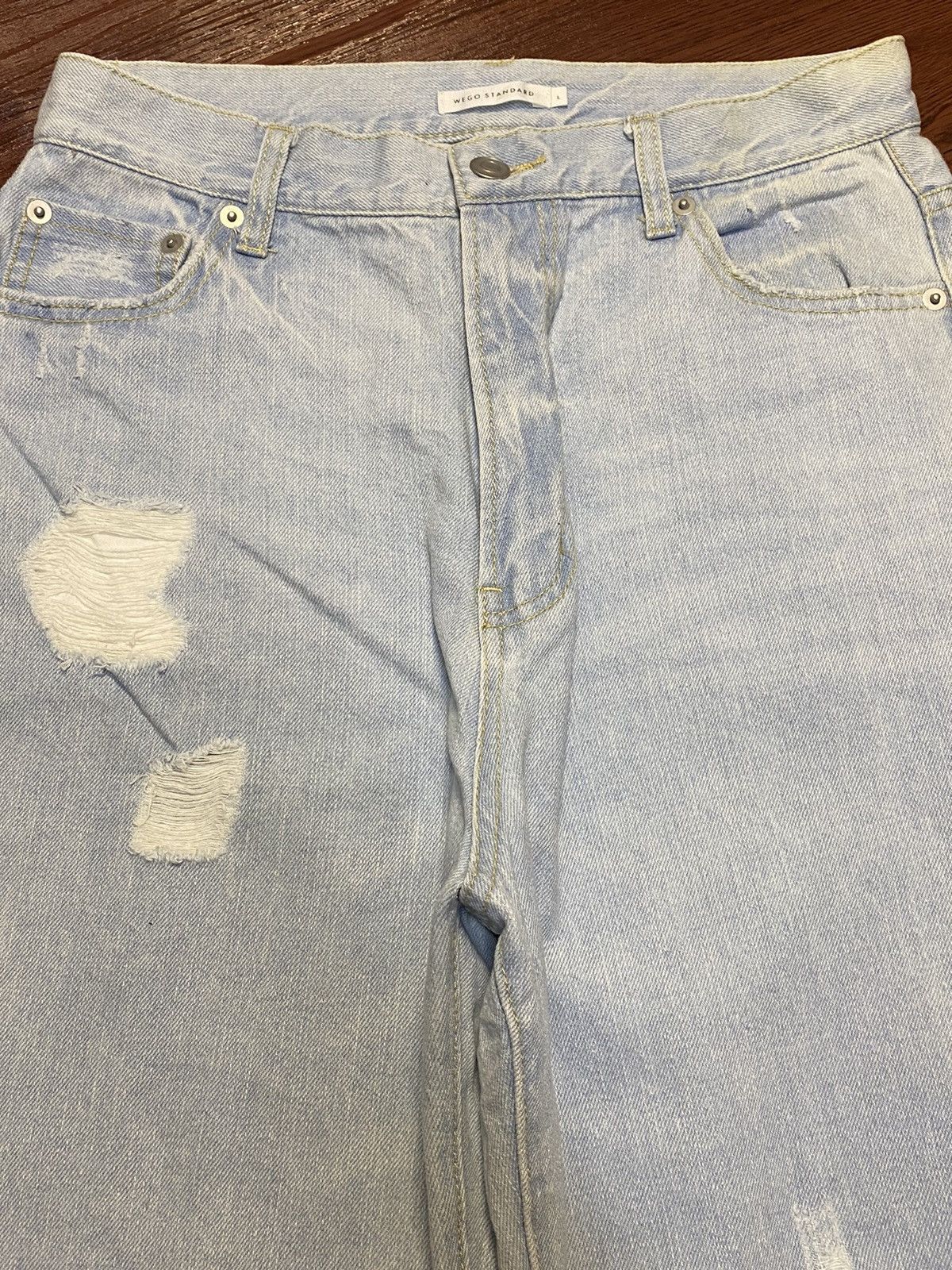 Japanese Brand Japanese Brands Faded Wash Baggy Jeans Size US 28 / EU 44 - 3 Thumbnail