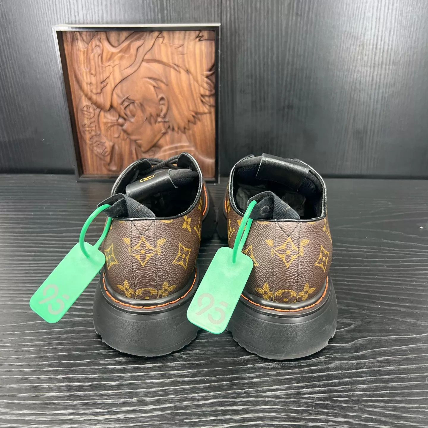 Louis Vuitton LV x NBA Bold Full Print Leather Shoes 7.5/41.5 LN Size US 7.5 / EU 40-41 - 6 Thumbnail