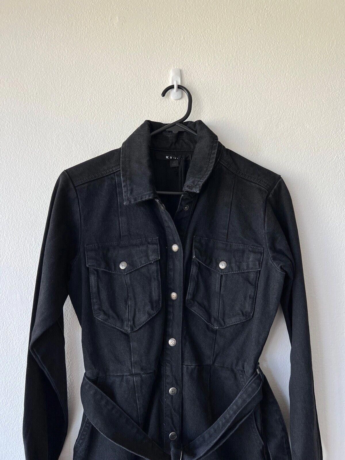 Ksubi new Ksubi dress overalls hazard top extra small xs 6 black Size 26" / US 2 / IT 38 - 4 Thumbnail