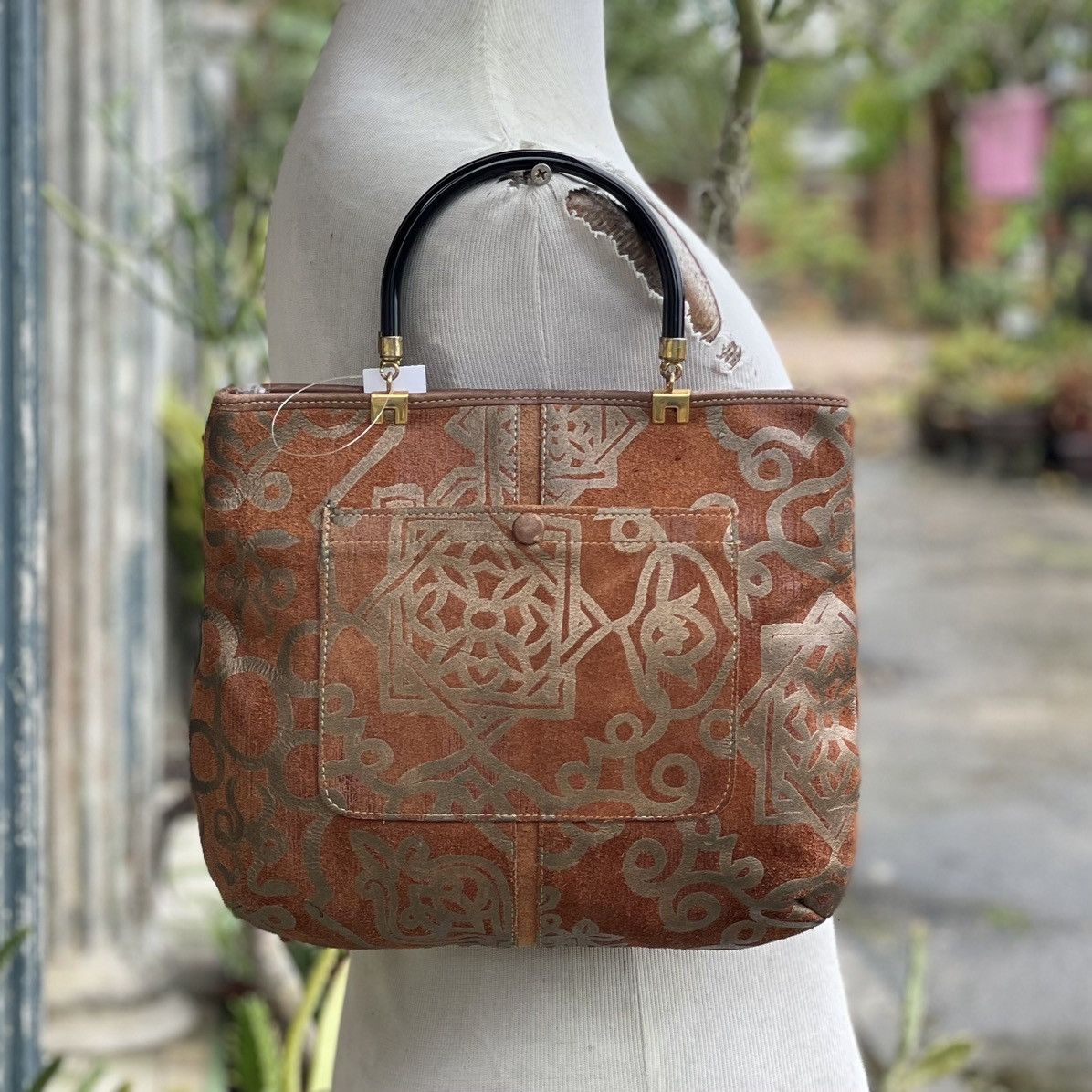 Leather × Vintage Vintage Suede Leather Tote Size ONE SIZE - 2 Thumbnail