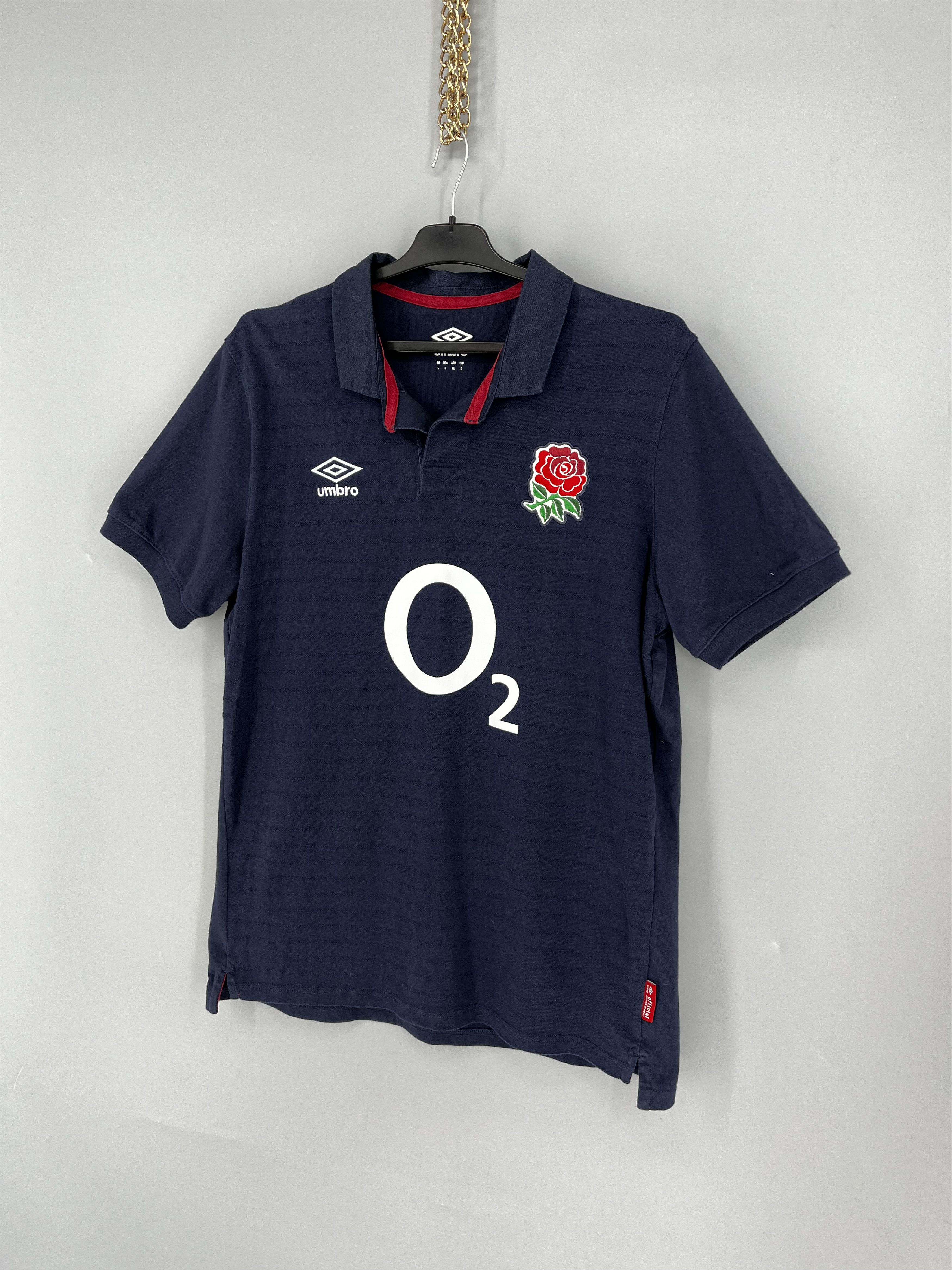 Umbro Umbro England League O2 Rugby Jersey Shirt Men’s Size L Size US L / EU 52-54 / 3 - 3 Thumbnail