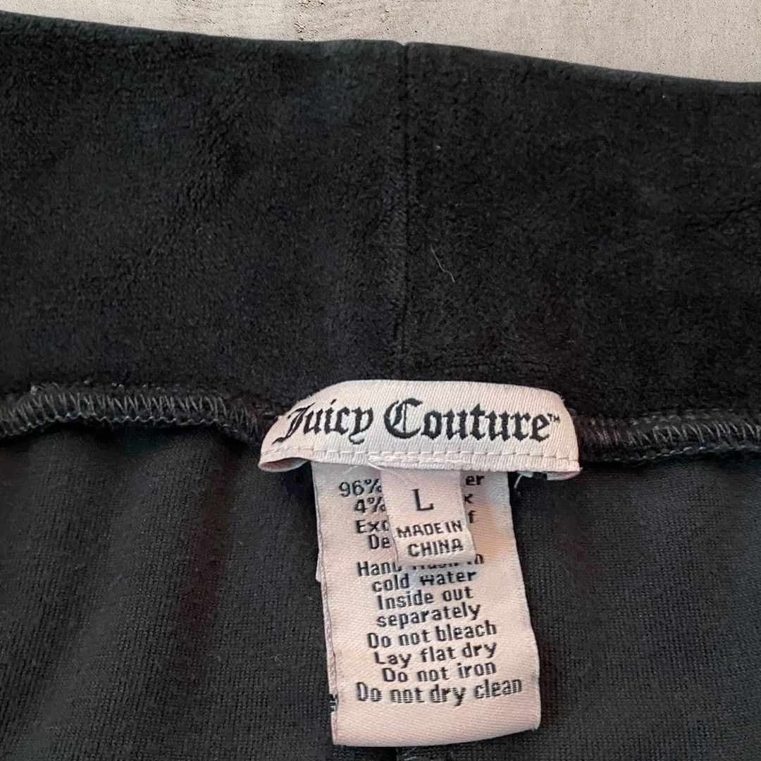 Juicy Couture Juicy Couture Y2K Velour Bling Track Pants Jogger Sweatpants Size 32" / US 10 / IT 46 - 3 Thumbnail