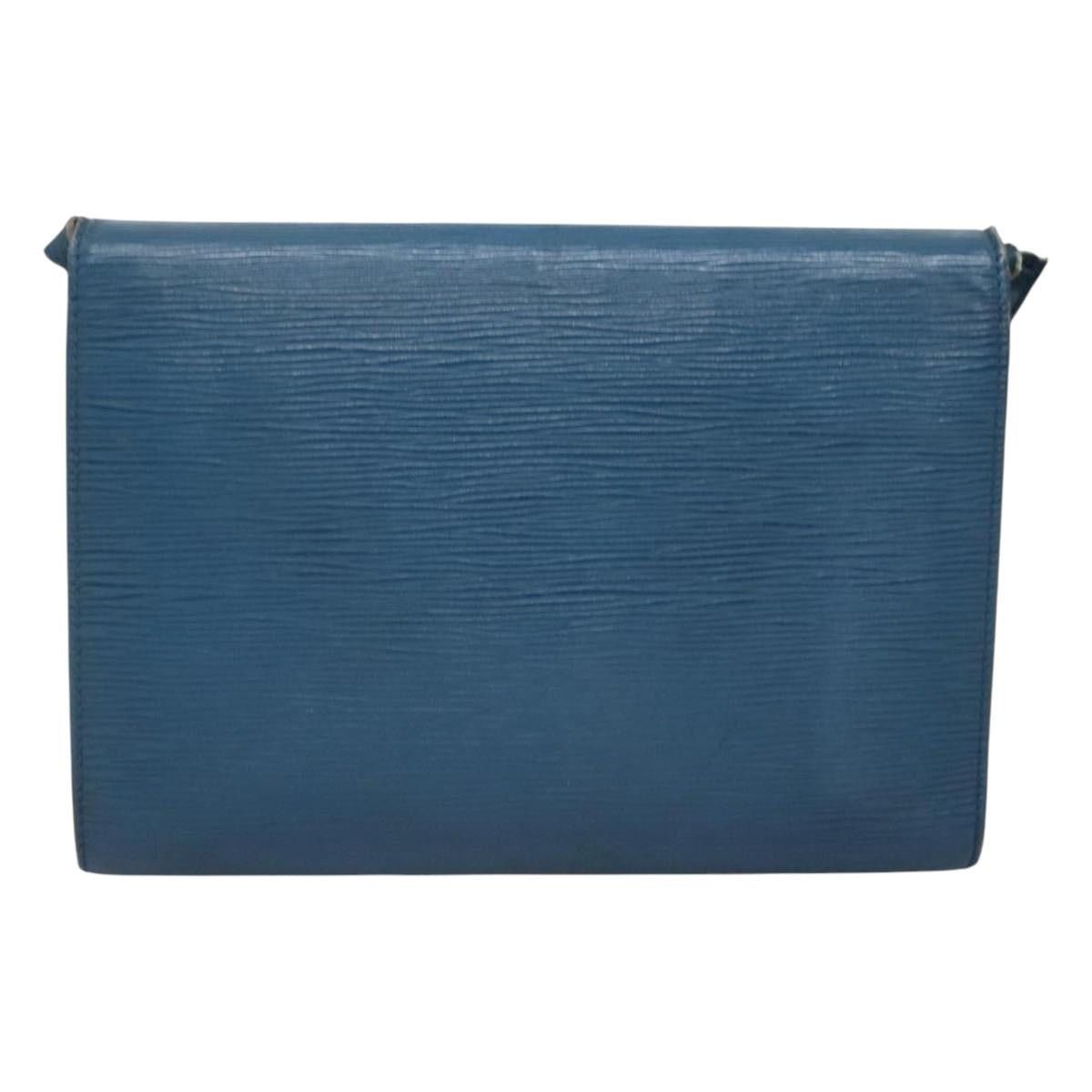 Louis Vuitton LOUIS VUITTON Epi Pochette Arche Shoulder Bag Blue M52575 Size ONE SIZE - 2 Thumbnail
