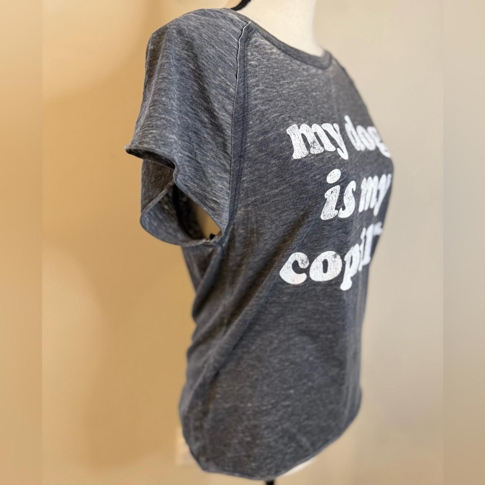 Other Grayson Threads gray graphic tee My Dog is My Copilot SZ XS Size XS / US 0-2 / IT 36-38 - 2 Thumbnail