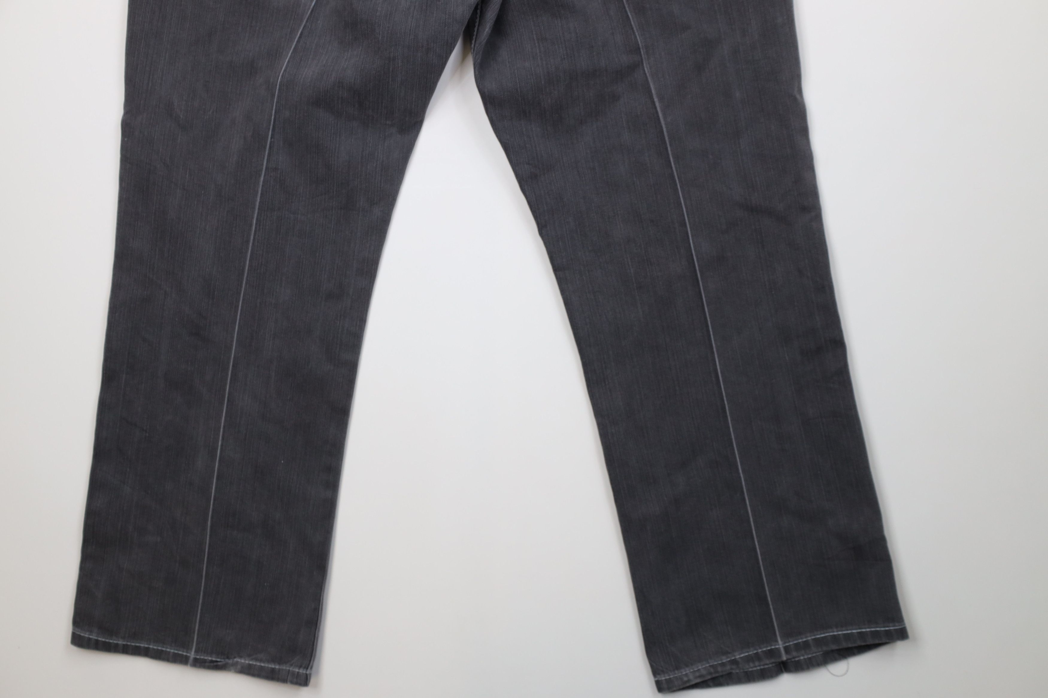 Vintage Vintage 90s Y2K Streetwear Wide Leg Denim Jeans Plaid Gray Size US 40 / EU 56 - 12 Thumbnail