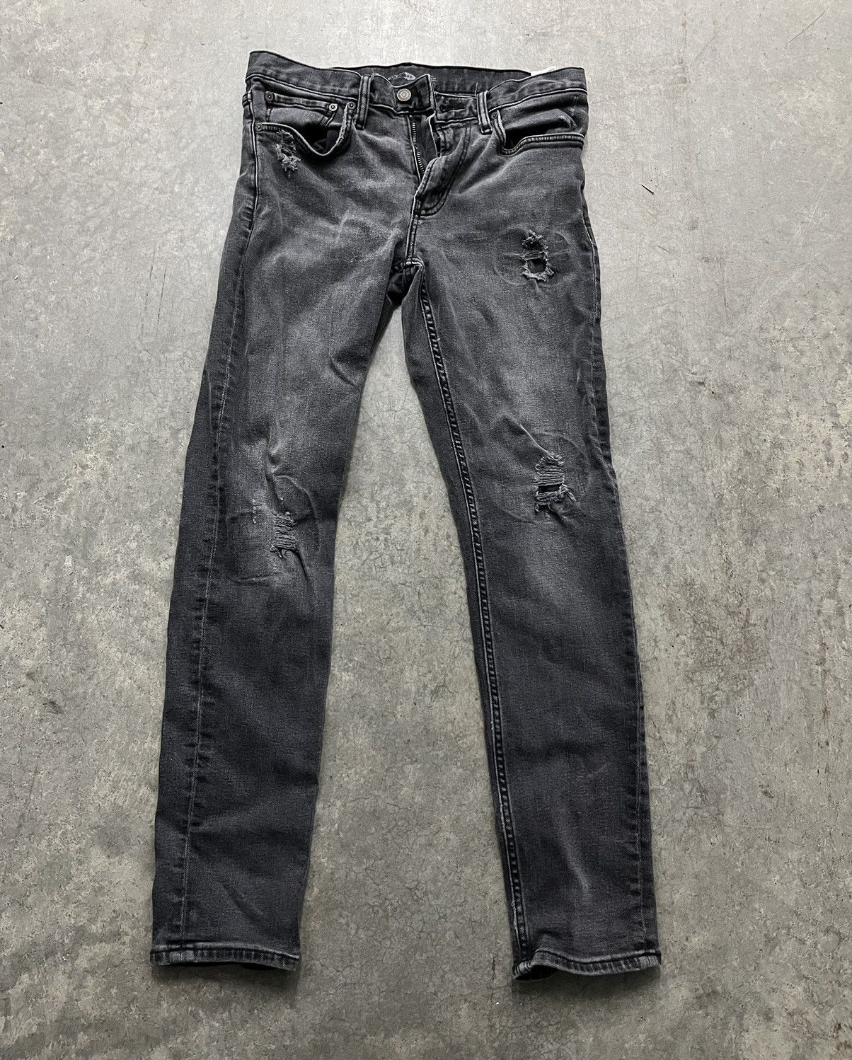Old Navy Old Navy Black Denim Skinny Stretch Jeans Size US 28 / EU 44 - 1 Thumbnail