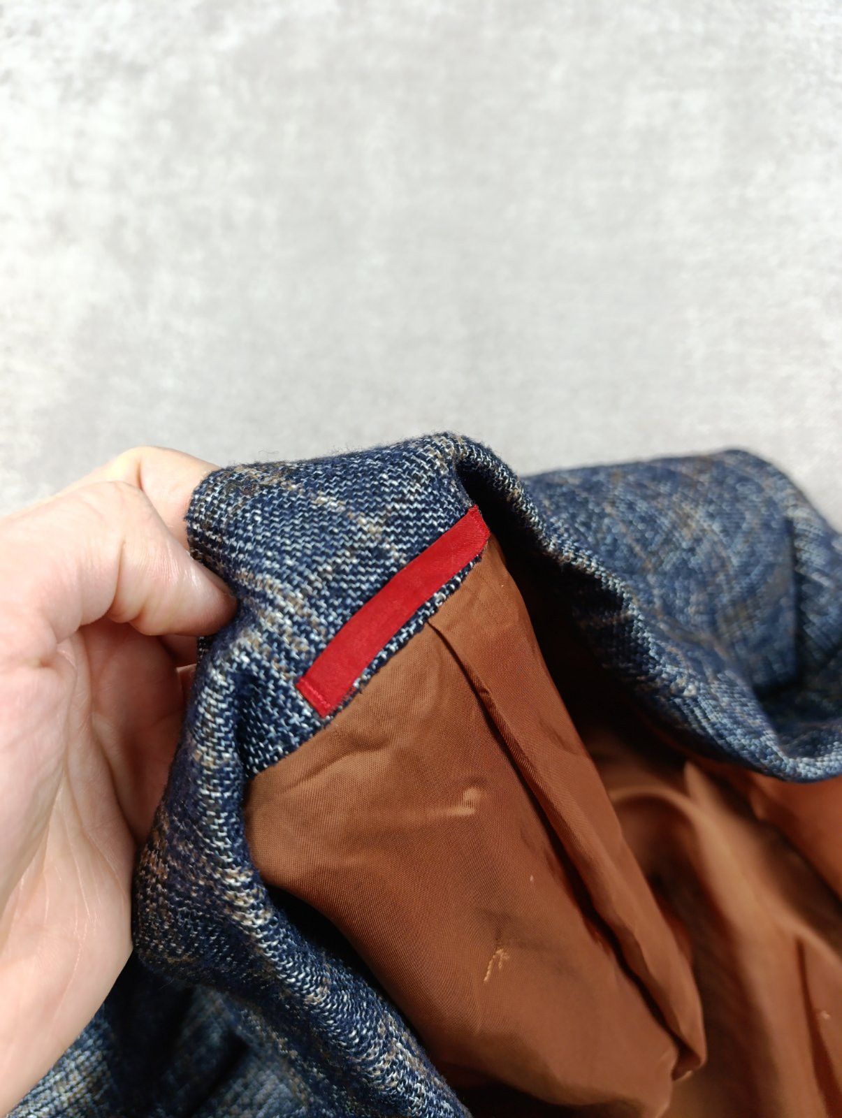 Isaia ISAIA NAPOLI MENS WOOL/SILK SPORT JACKET SIZE 54 IN CHECK Size 54R - 13 Thumbnail