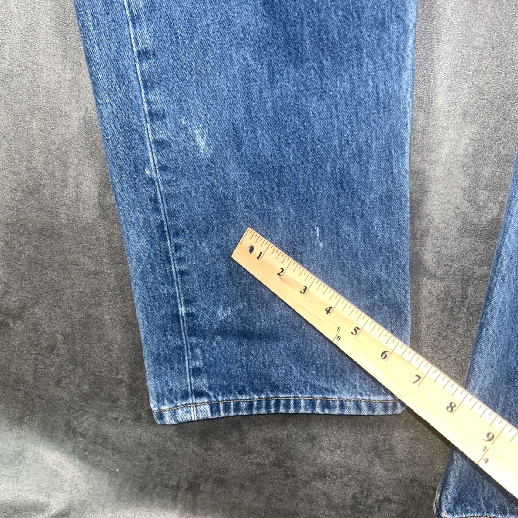 Levi's Levi's 501 Jeans Blue Denim Straight Leg 38x29 Men's Regular Mid Rise Button Fly Vintage No (Used) Size US 38 / EU 54 - 6 Thumbnail