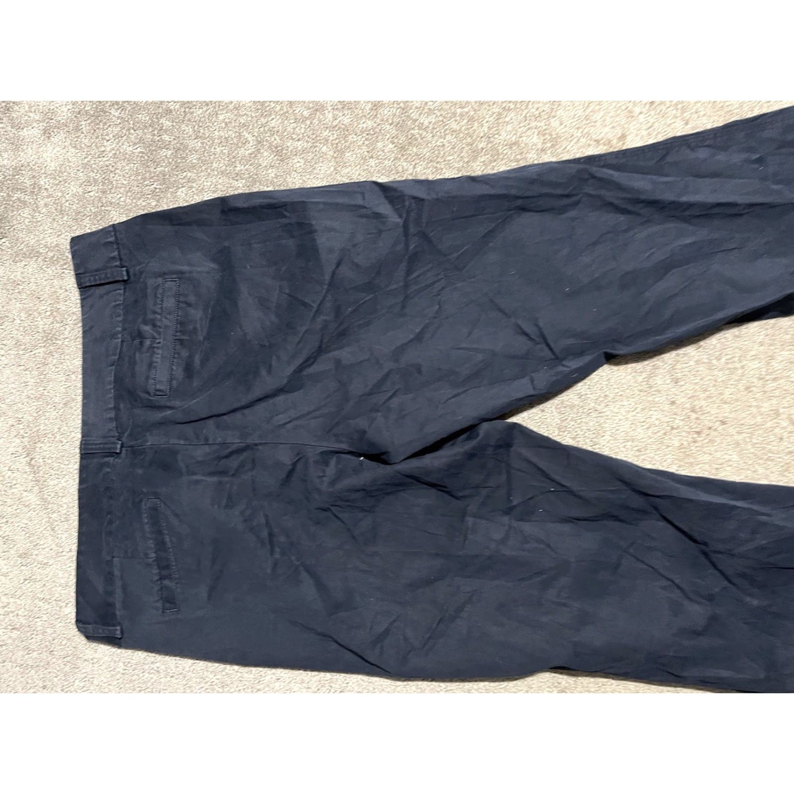 Dockers Womens Dockers Pants Flat Front Blue 16 Khakis/Chinos Cotton/Spandex 31 Inseam Regular Size 16 Womens Size 38" / US 16 / IT 52 - 4 Thumbnail