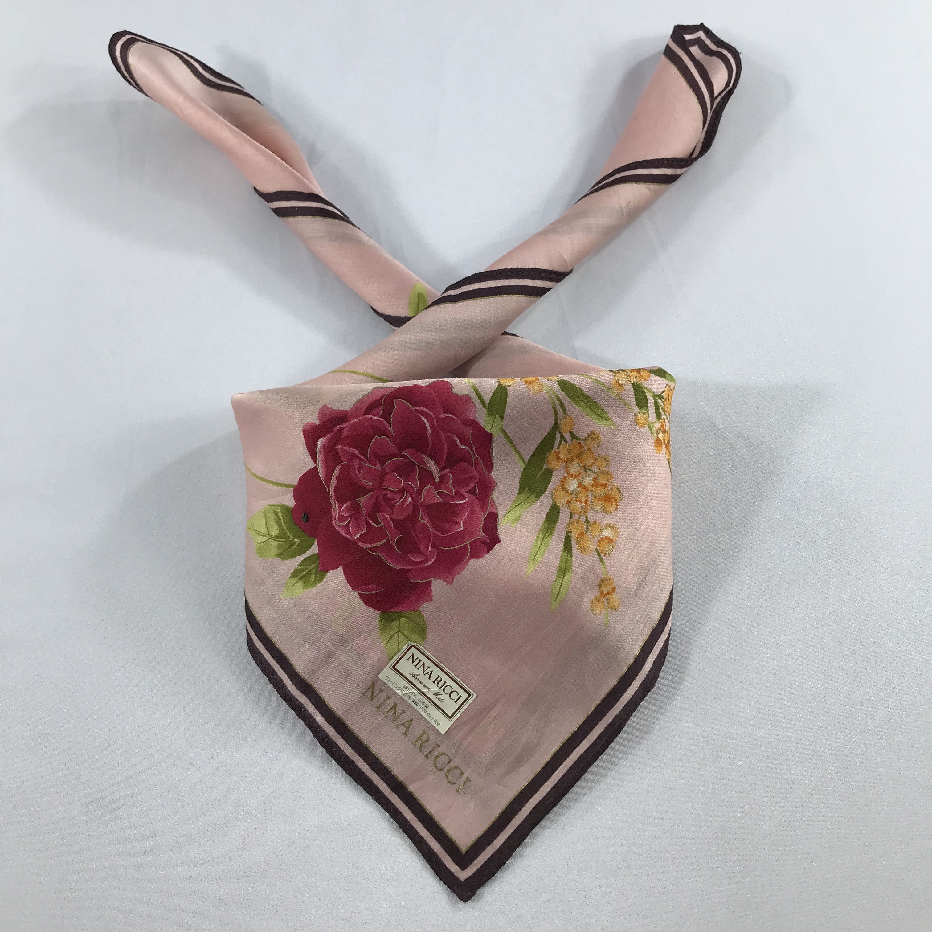 Nina Ricci × Vintage Nina Ricci Bandana / Handkerchief / Neckerchief - S2049 Size ONE SIZE - 3 Thumbnail