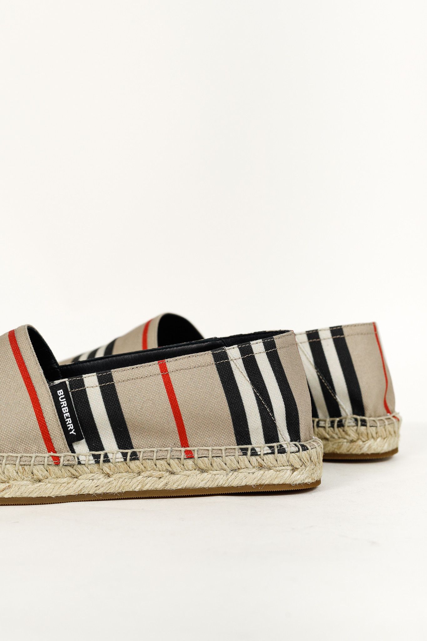Burberry Burberry Alport Icon Archive Beige Stripe Espadrilles Size US 6.5 / IT 36.5 - 7 Thumbnail