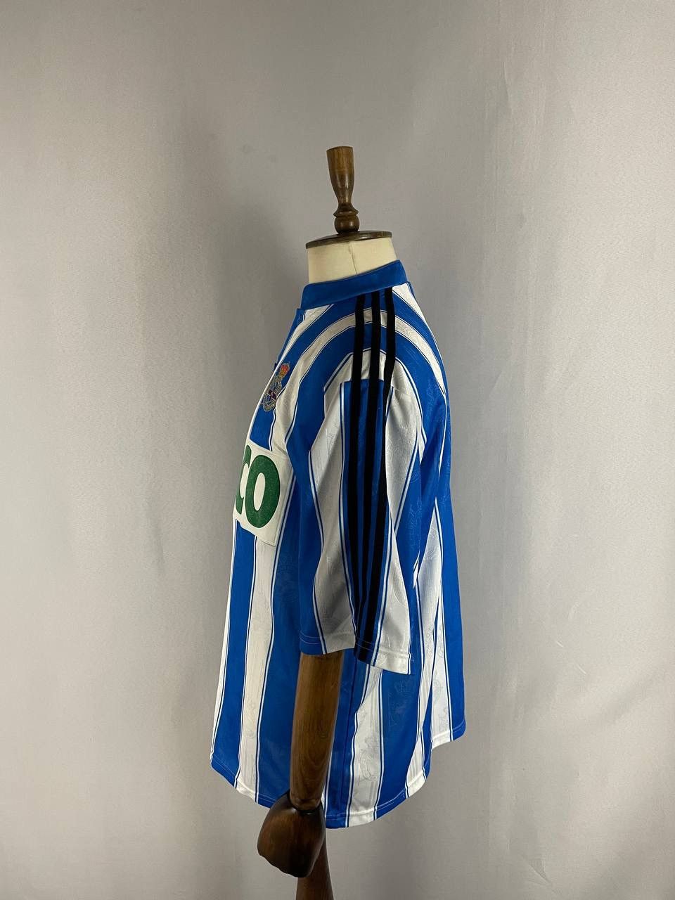 Adidas Adidas Vintage T Shirt Deportivo La Coruna 1996 Football Size US XL / EU 56 / 4 - 8 Thumbnail