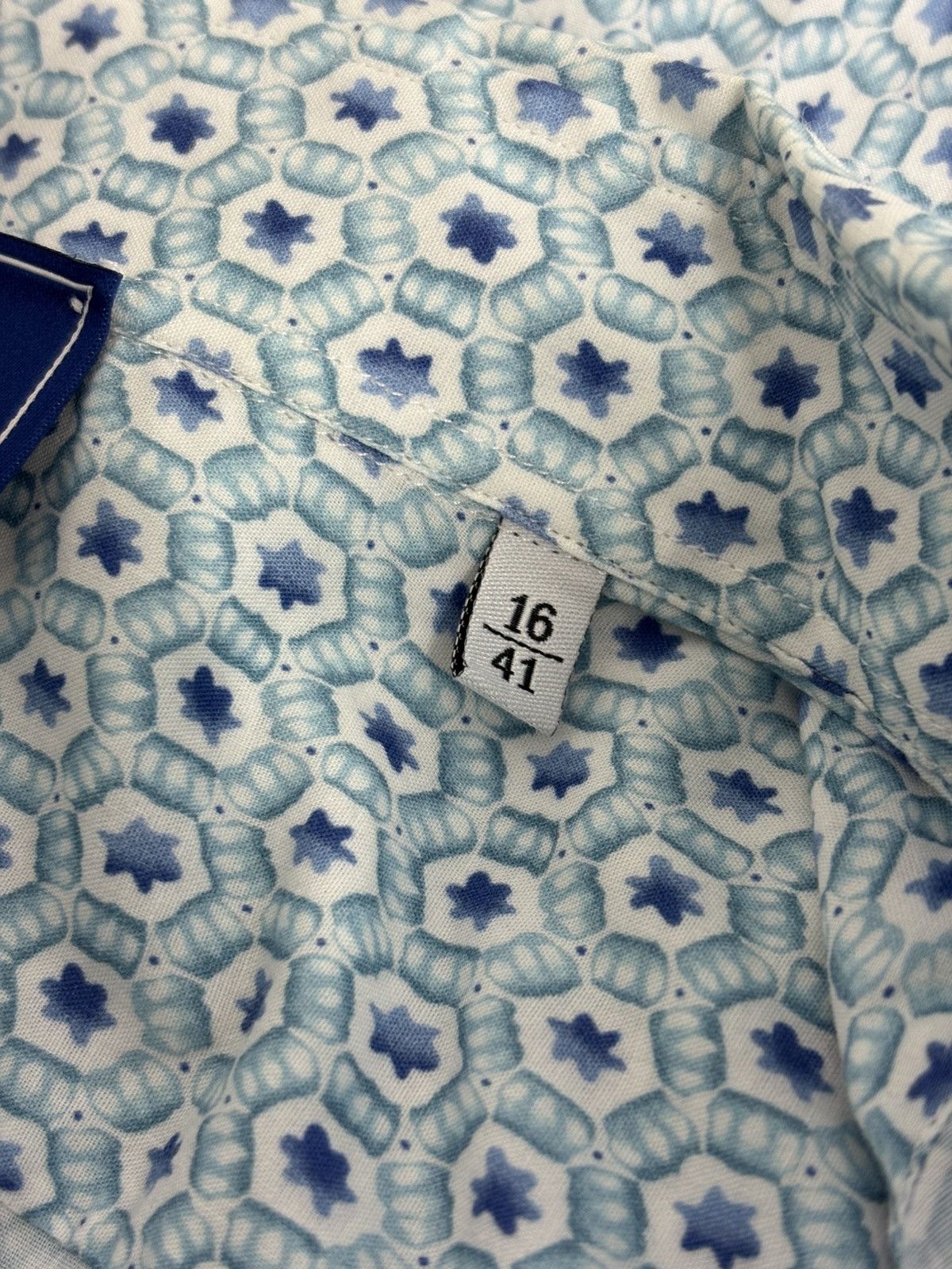 Fedeli Fedeli for Bongenie Grieder Luxury All Over Print Shirt Size US L / EU 52-54 / 3 - 5 Thumbnail