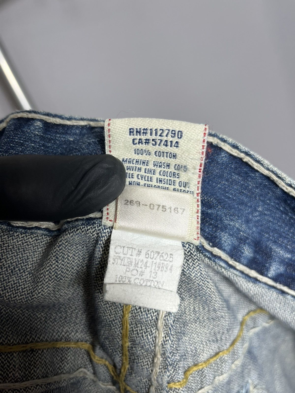 True Religion True Religion geno super t jeans denim mens vintage blue Size US 32 / EU 48 - 9 Thumbnail