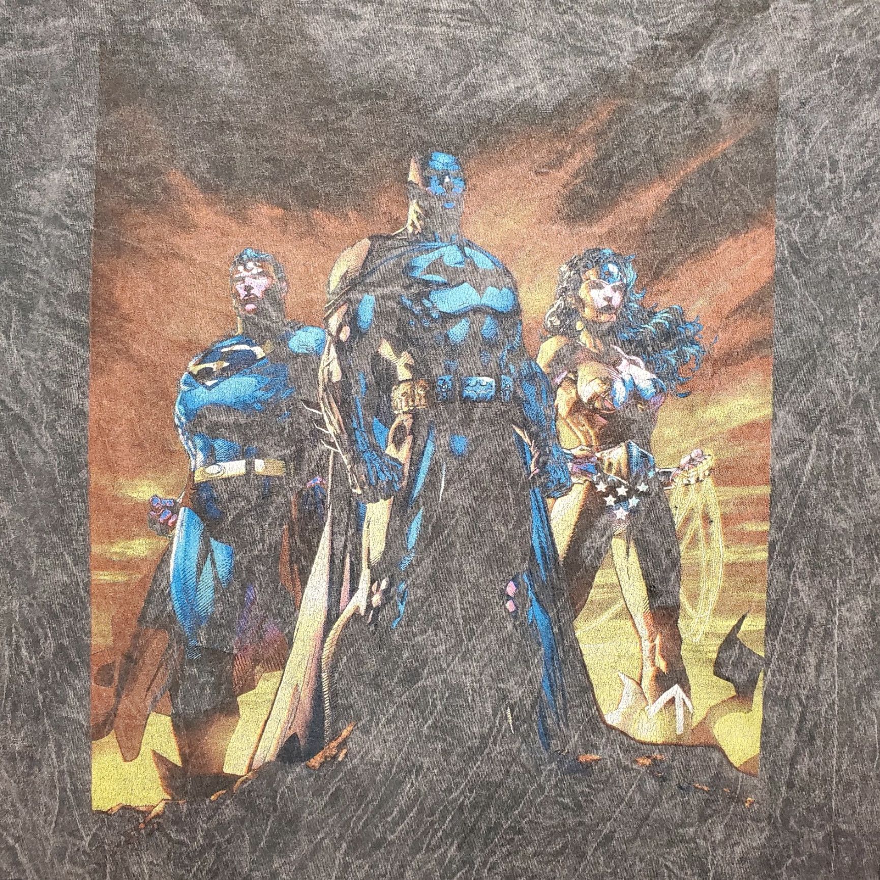 DC Comics DC Comics Shirt Mens Large Gray Justice League Batman Superman Wonder Woman Shirt Mens L Gray Justice League Batman Superman Wonder Woman Size US L / EU 52-54 / 3 - 4 Thumbnail