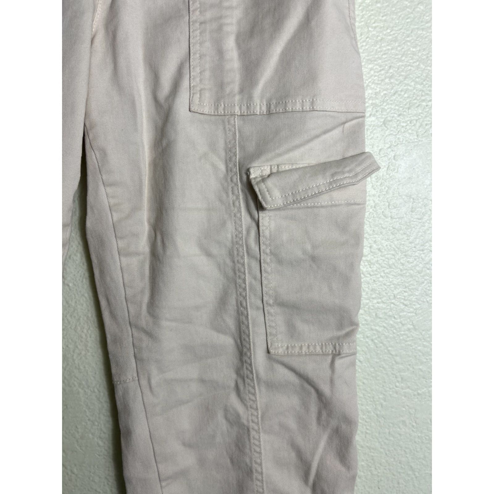 Banana Republic Banana Republic High Rise Cargo Pant Cotton Size 6 Cream Ivory Women Pants 30x30x25 Cargo High Rise Womens Size 28" / US 6 / IT 42 - 3 Thumbnail
