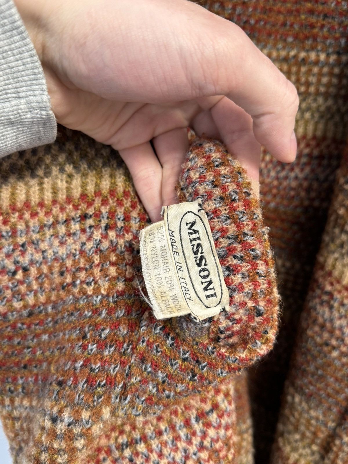 Missoni Missoni Coat Wool Multicolor Knit Luxury Designer Italy Size L / US 10 / IT 46 - 12 Thumbnail