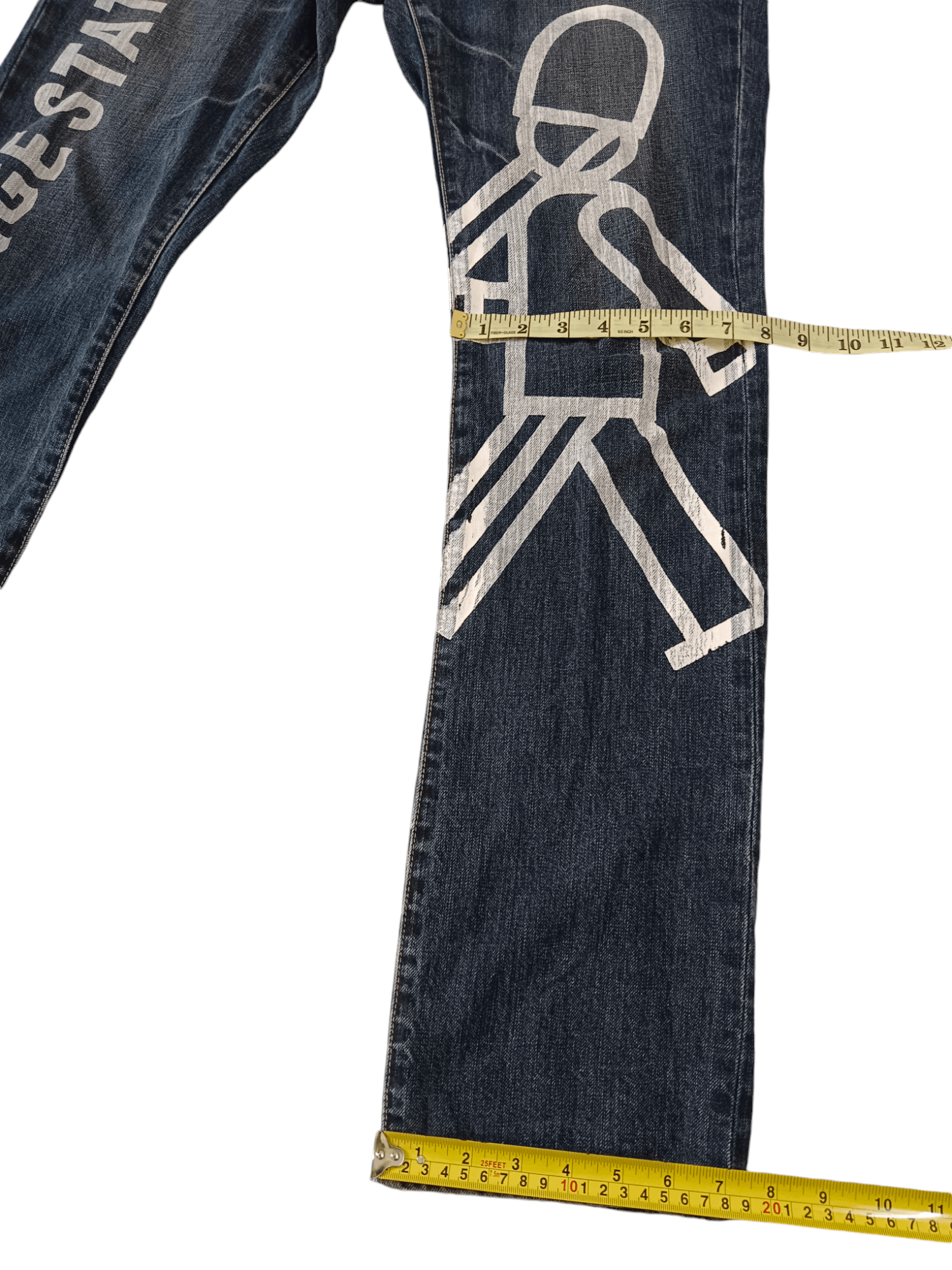 PPFM PPFM Seditionaries Printed Denim Size US 31 - 6 Thumbnail
