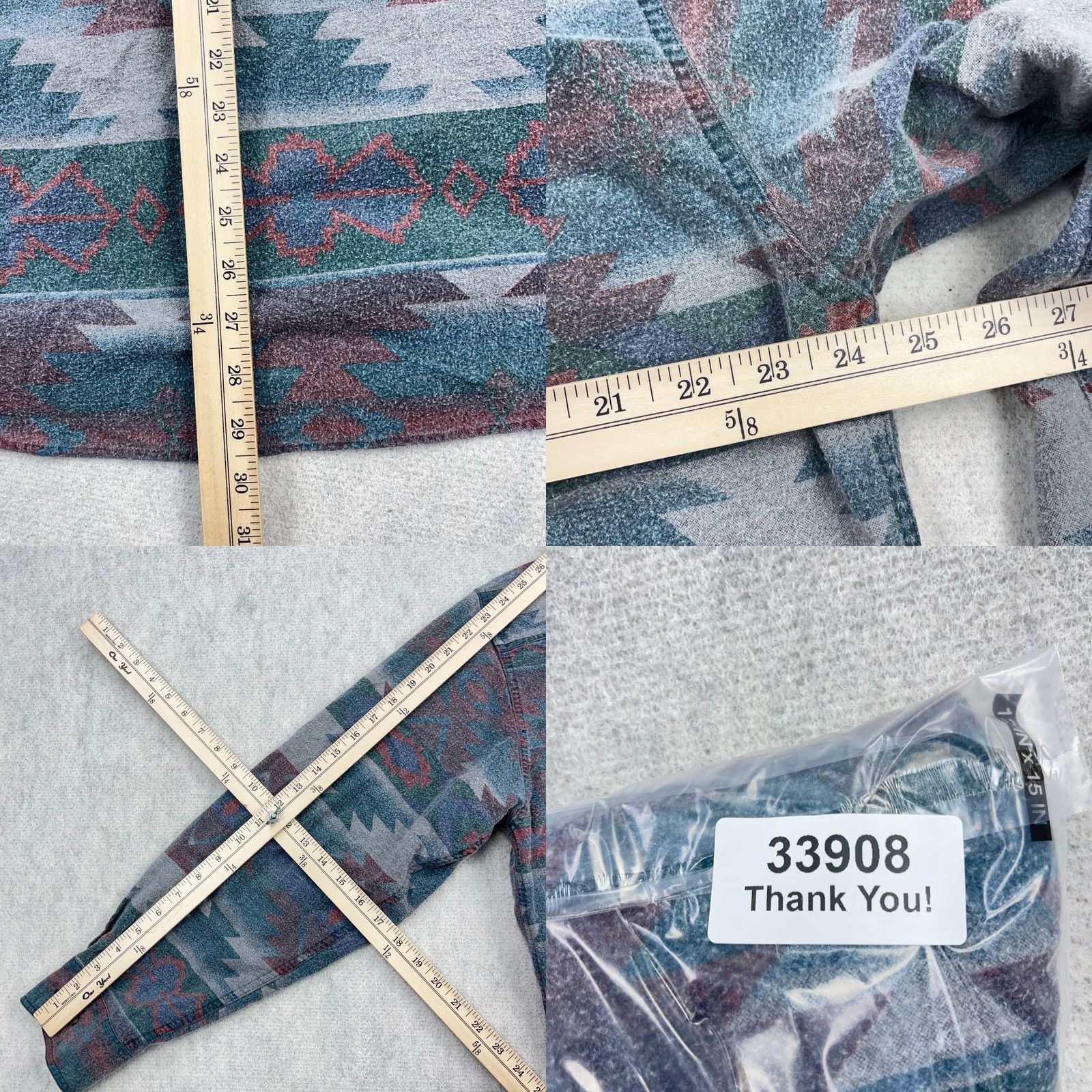 Vintage VINTAGE Cabela's Shirt Men XL Chamois Cloth Aztec Southwestern Button Up Faded Size US XL / EU 56 / 4 - 8 Thumbnail